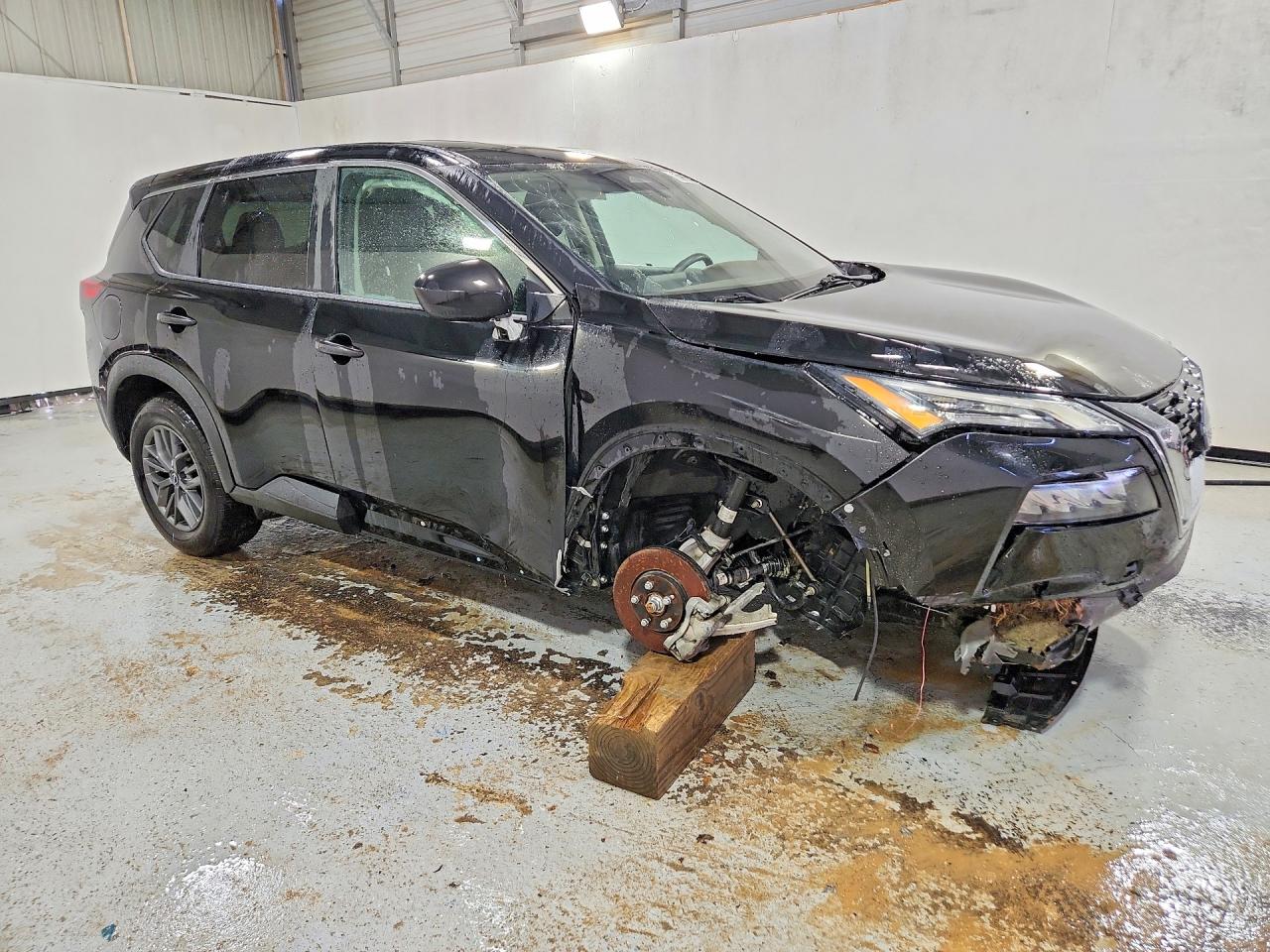 2023 Nissan Rogue S Black vin: 5N1BT3AA4PC900008