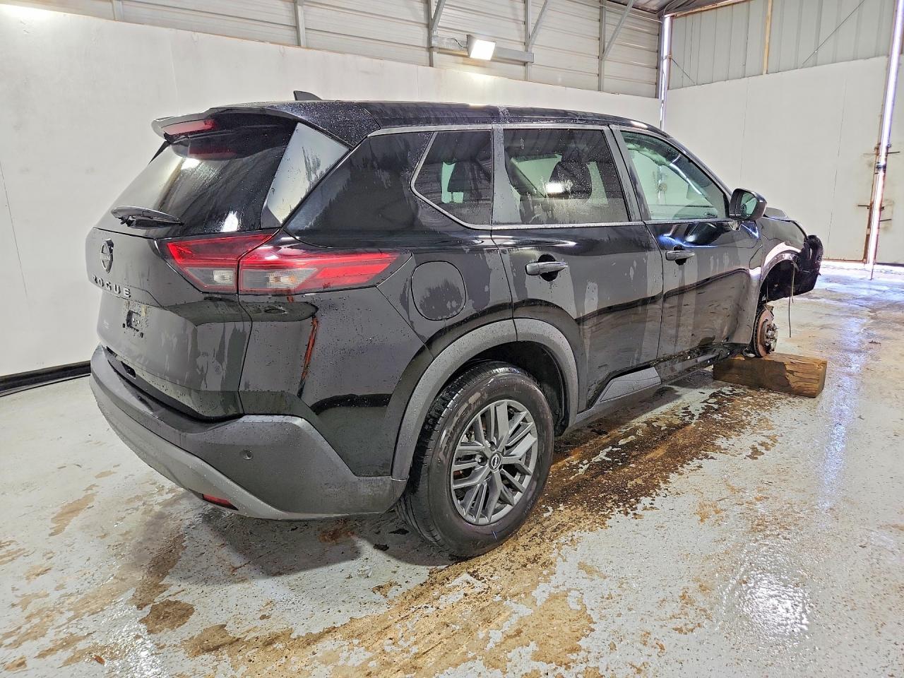 2023 Nissan Rogue S Black vin: 5N1BT3AA4PC900008