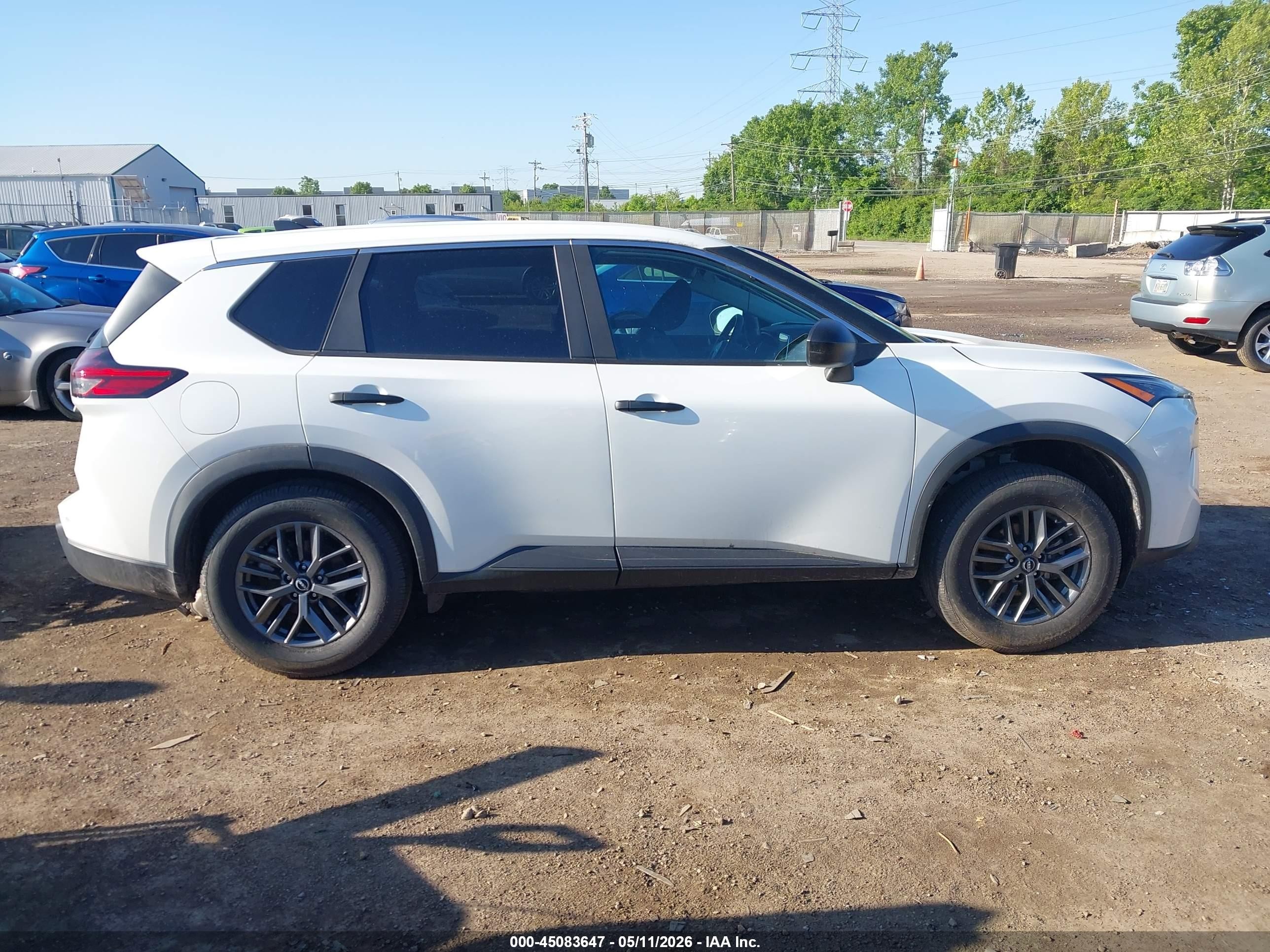 2024 Nissan Rogue S Fwd White vin: 5N1BT3AA7RC696534