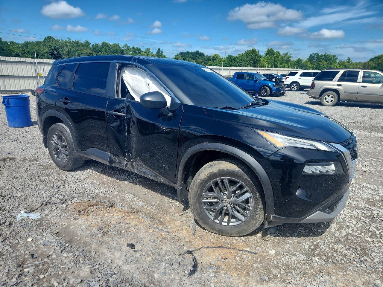 2023 Nissan Rogue S Black vin: 5N1BT3AA8PC919791