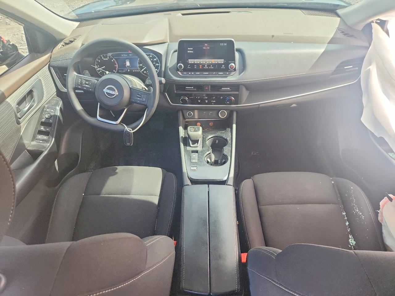 2023 Nissan Rogue S Black vin: 5N1BT3AA8PC919791