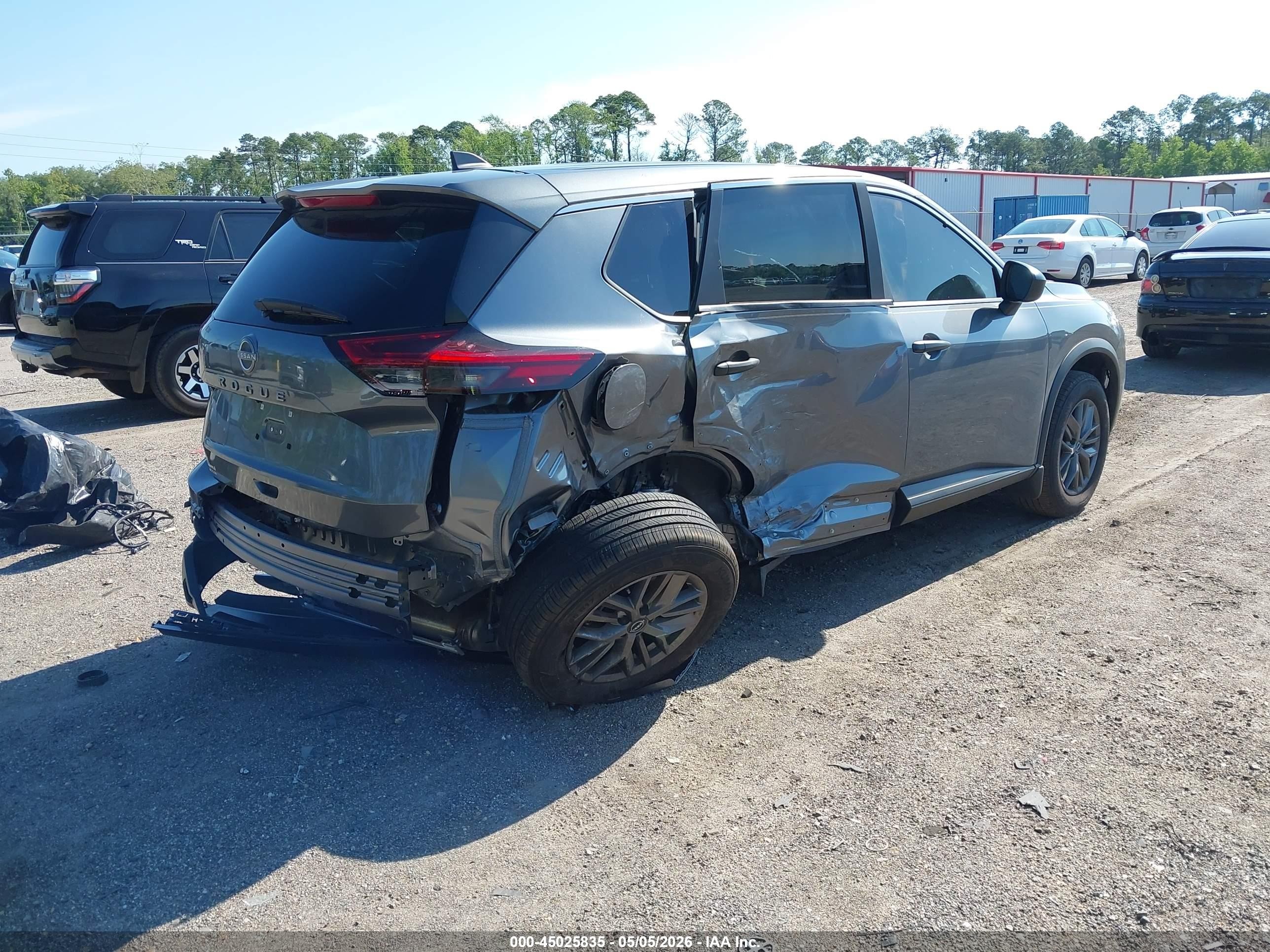 2025 Nissan Rogue S Fwd Gray vin: 5N1BT3AA8SC866163