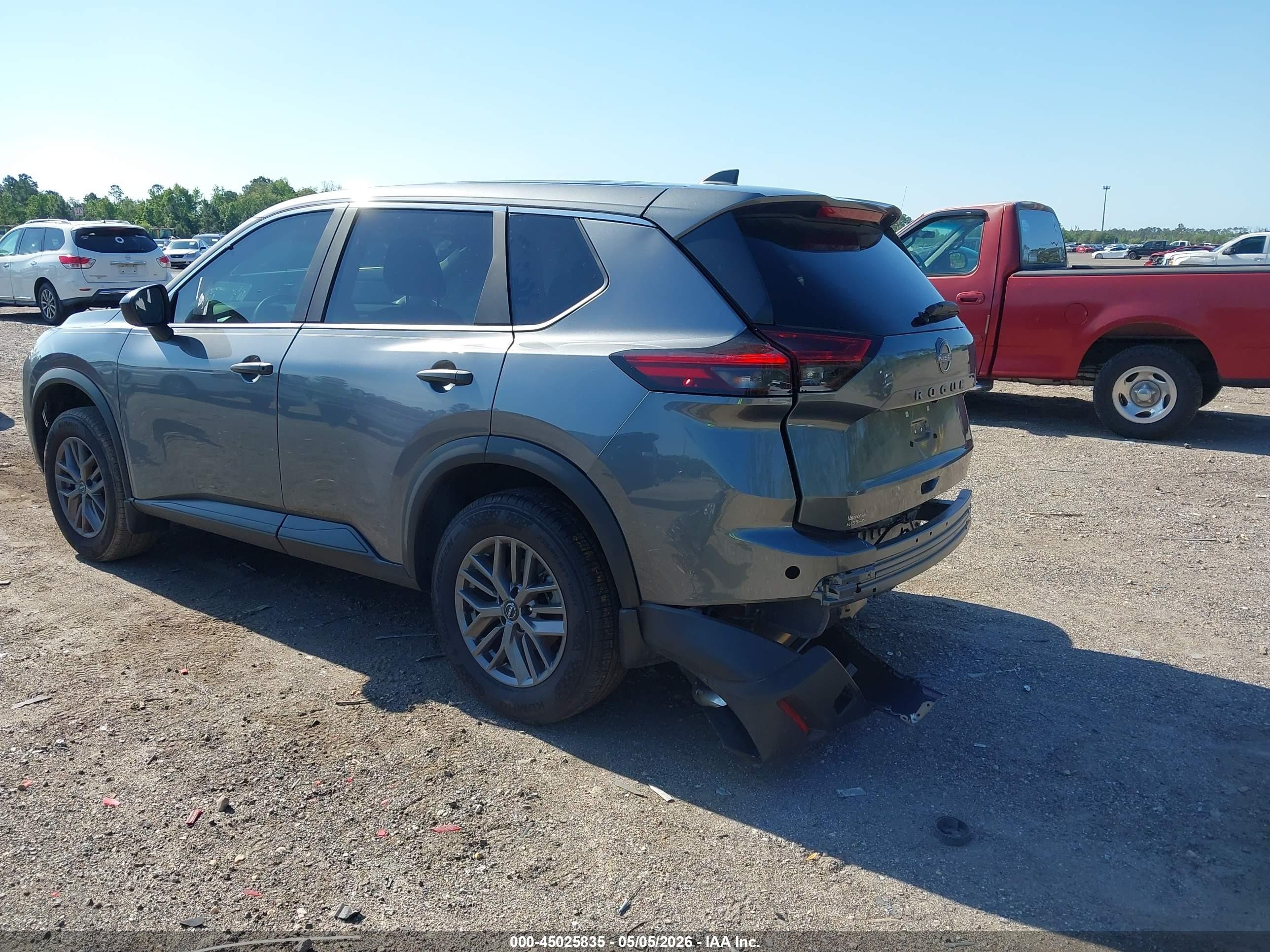 2025 Nissan Rogue S Fwd Gray vin: 5N1BT3AA8SC866163