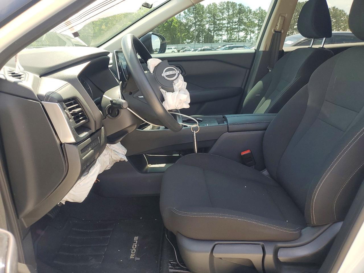 2024 Nissan Rogue S White vin: 5N1BT3AAXRC761716