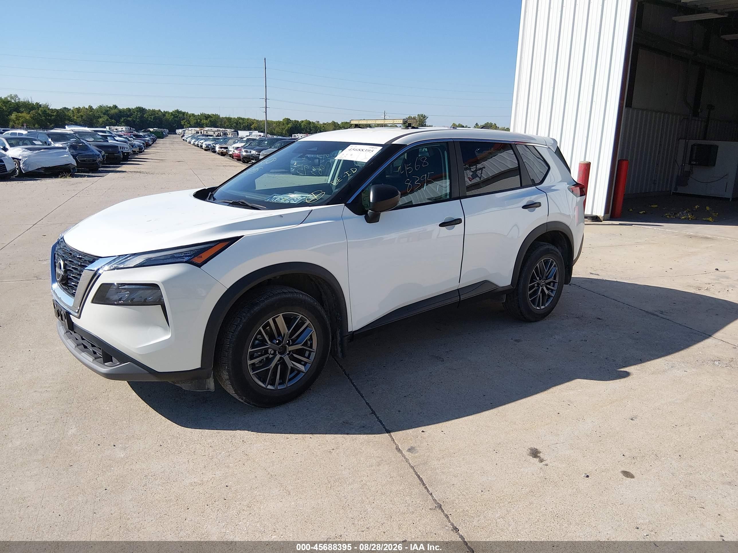 2023 Nissan Rogue S Intelligent Awd Белый vin: 5N1BT3AB0PC837532