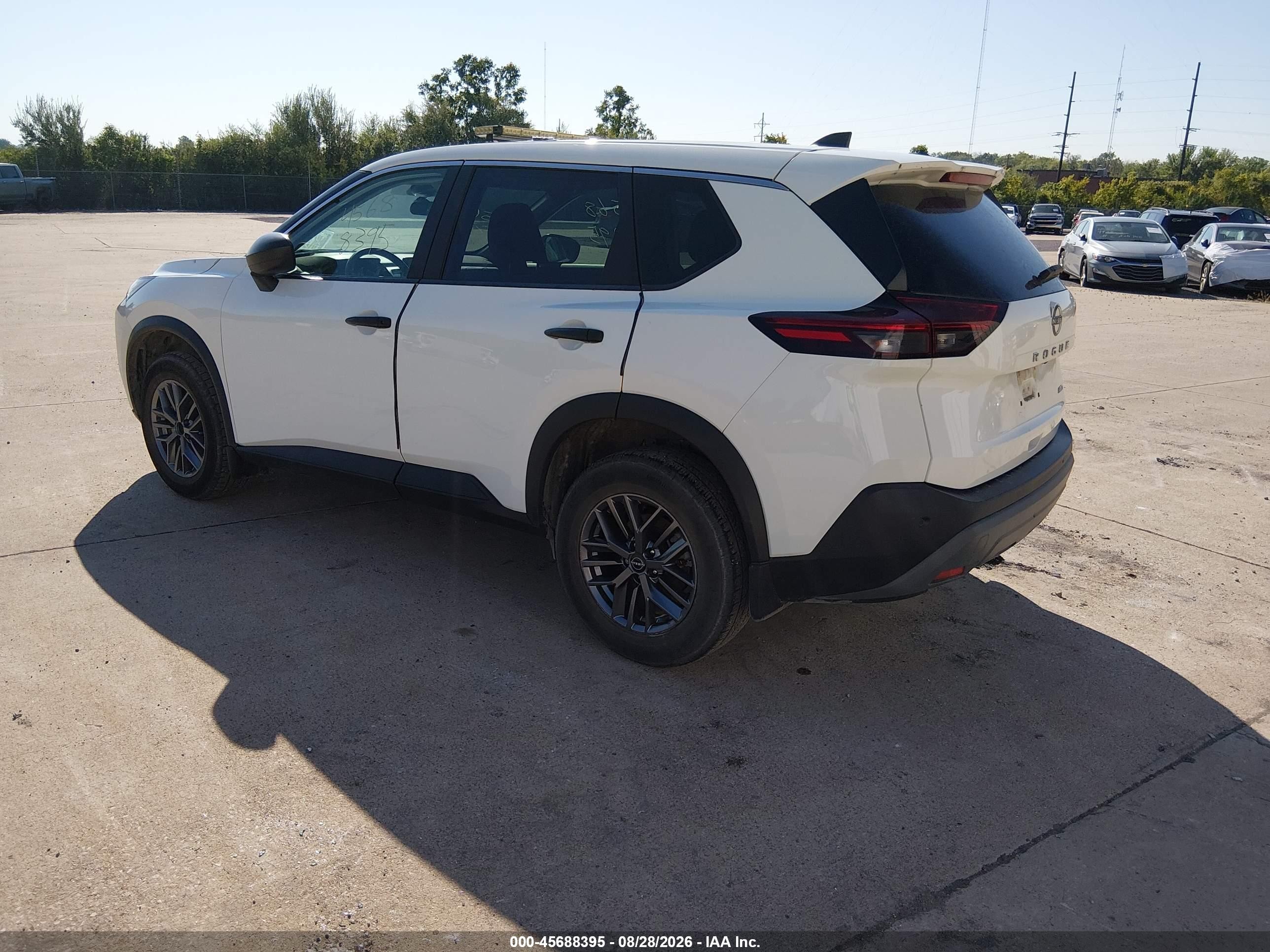 2023 Nissan Rogue S Intelligent Awd Белый vin: 5N1BT3AB0PC837532