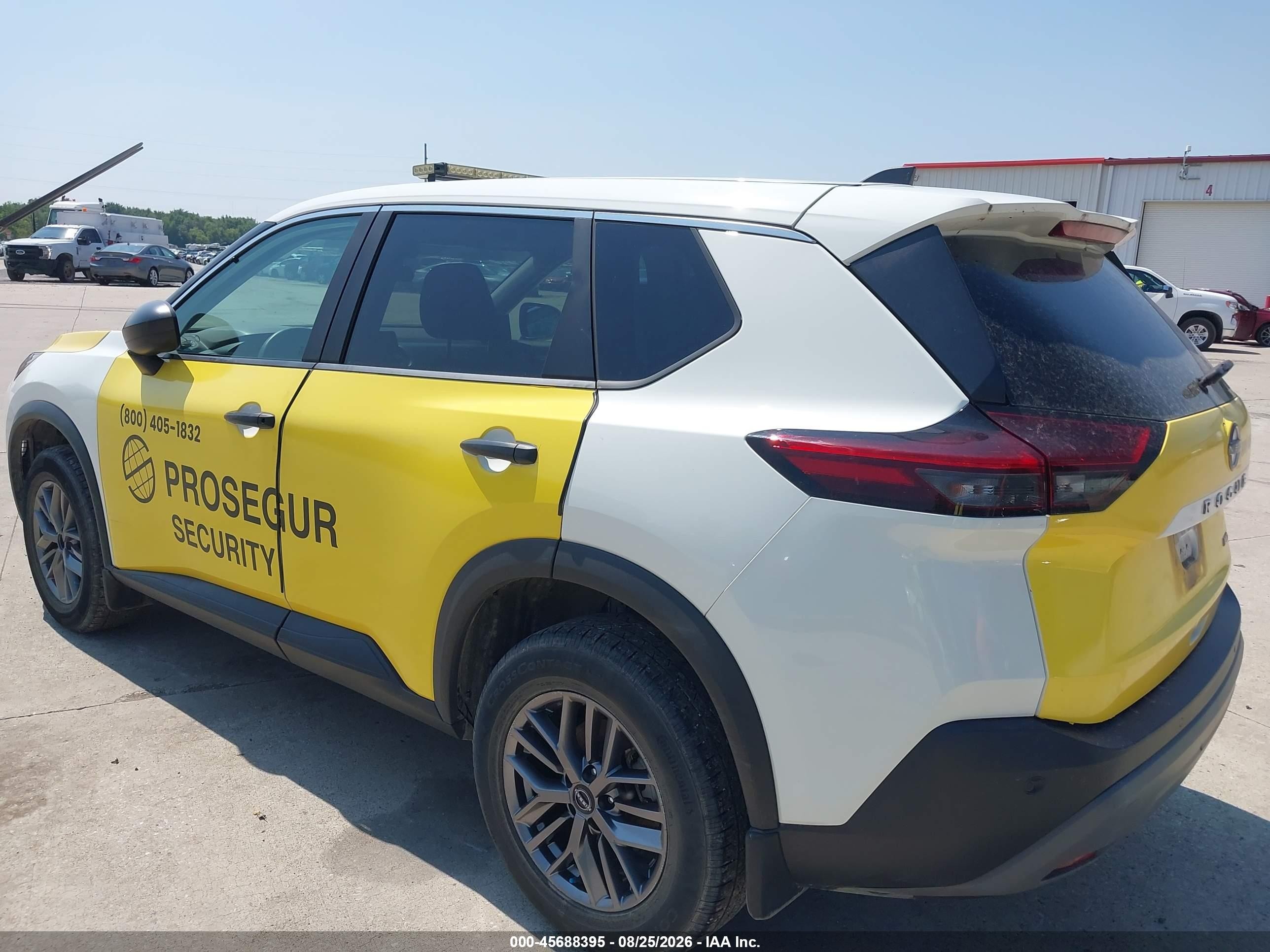2023 Nissan Rogue S Intelligent Awd Белый vin: 5N1BT3AB0PC837532