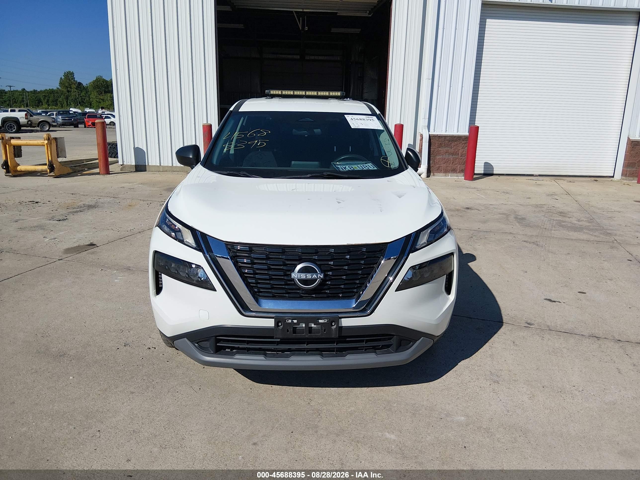 2023 Nissan Rogue S Intelligent Awd Белый vin: 5N1BT3AB0PC837532