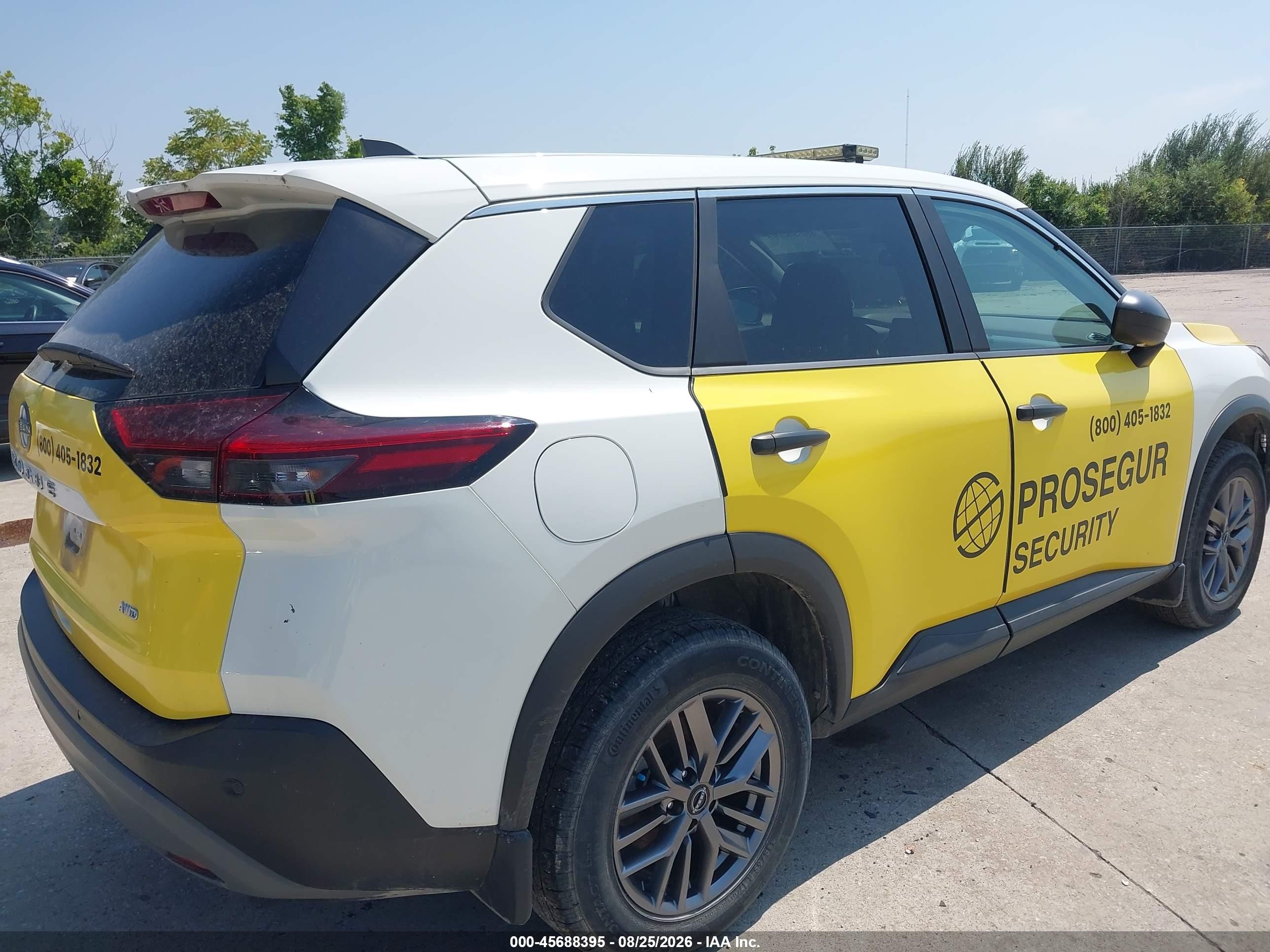 2023 Nissan Rogue S Intelligent Awd Белый vin: 5N1BT3AB0PC837532