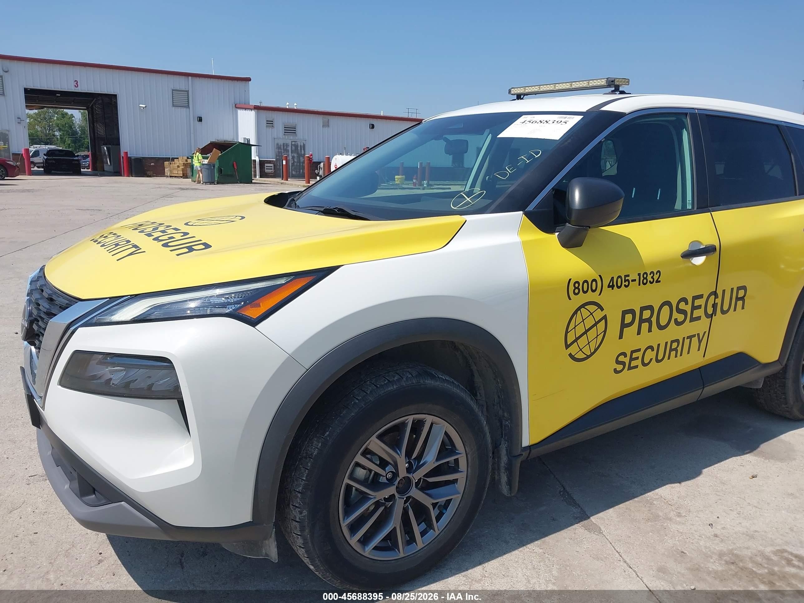 2023 Nissan Rogue S Intelligent Awd Белый vin: 5N1BT3AB0PC837532