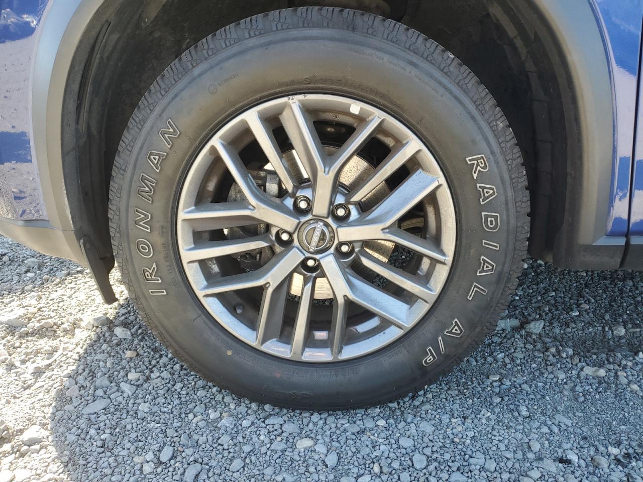 2023 Nissan Rogue S Blue vin: 5N1BT3AB0PC856520 Damage: Left Front Wheel, Curb Rash, 3 To 4 Inches