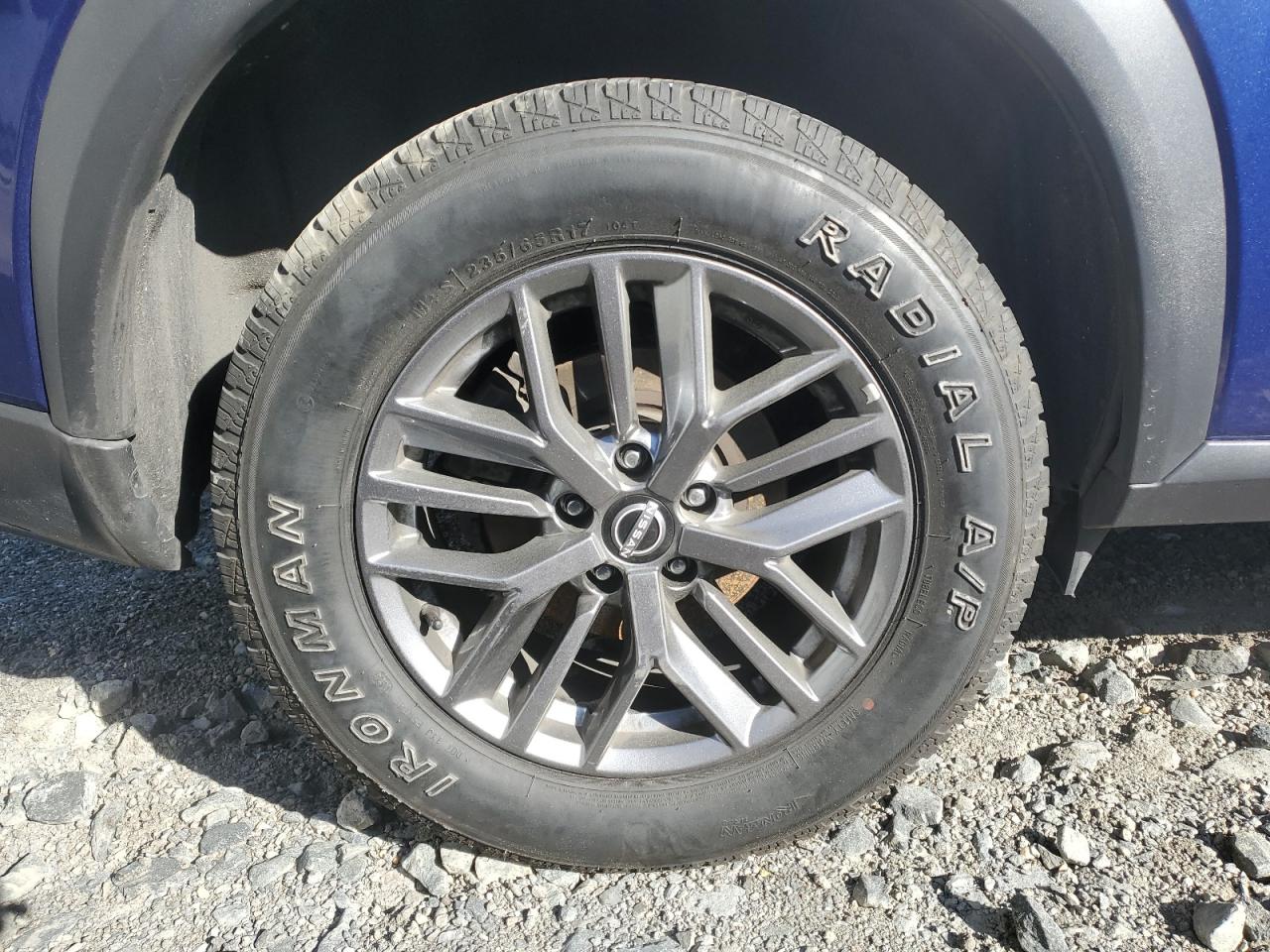 2023 Nissan Rogue S Blue vin: 5N1BT3AB0PC856520 Damage: Right Rear Wheel, Curb Rash, 2 To 3 Inches