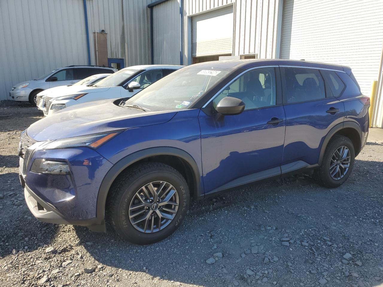 2023 Nissan Rogue S Blue vin: 5N1BT3AB0PC856520 Damage: Left Front Door, Dent(S) W/ Paint Dmg, 2 To 3 Inches