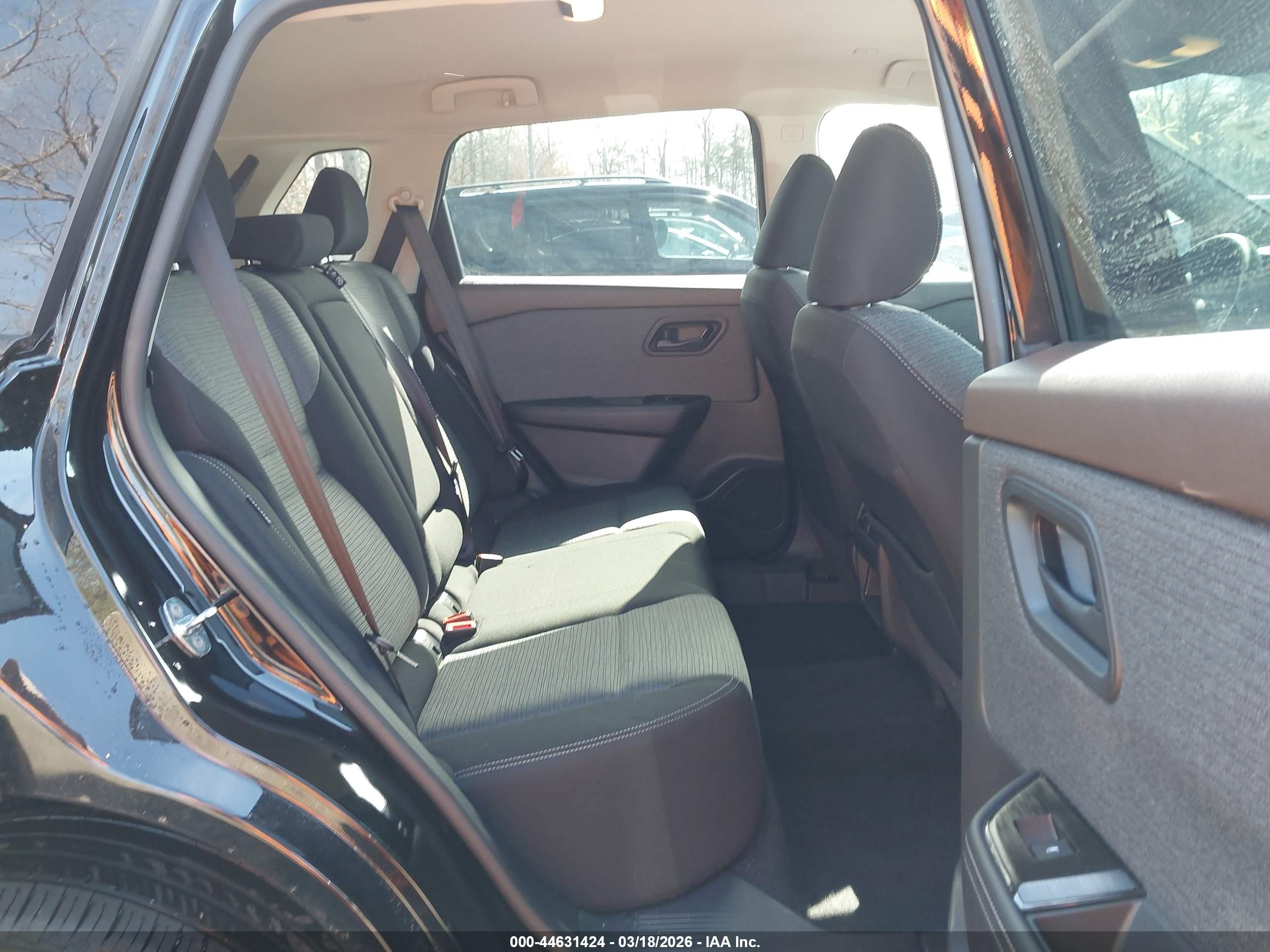 2022 Nissan Rogue S Intelligent Awd Черный vin: 5N1BT3AB1NC718014