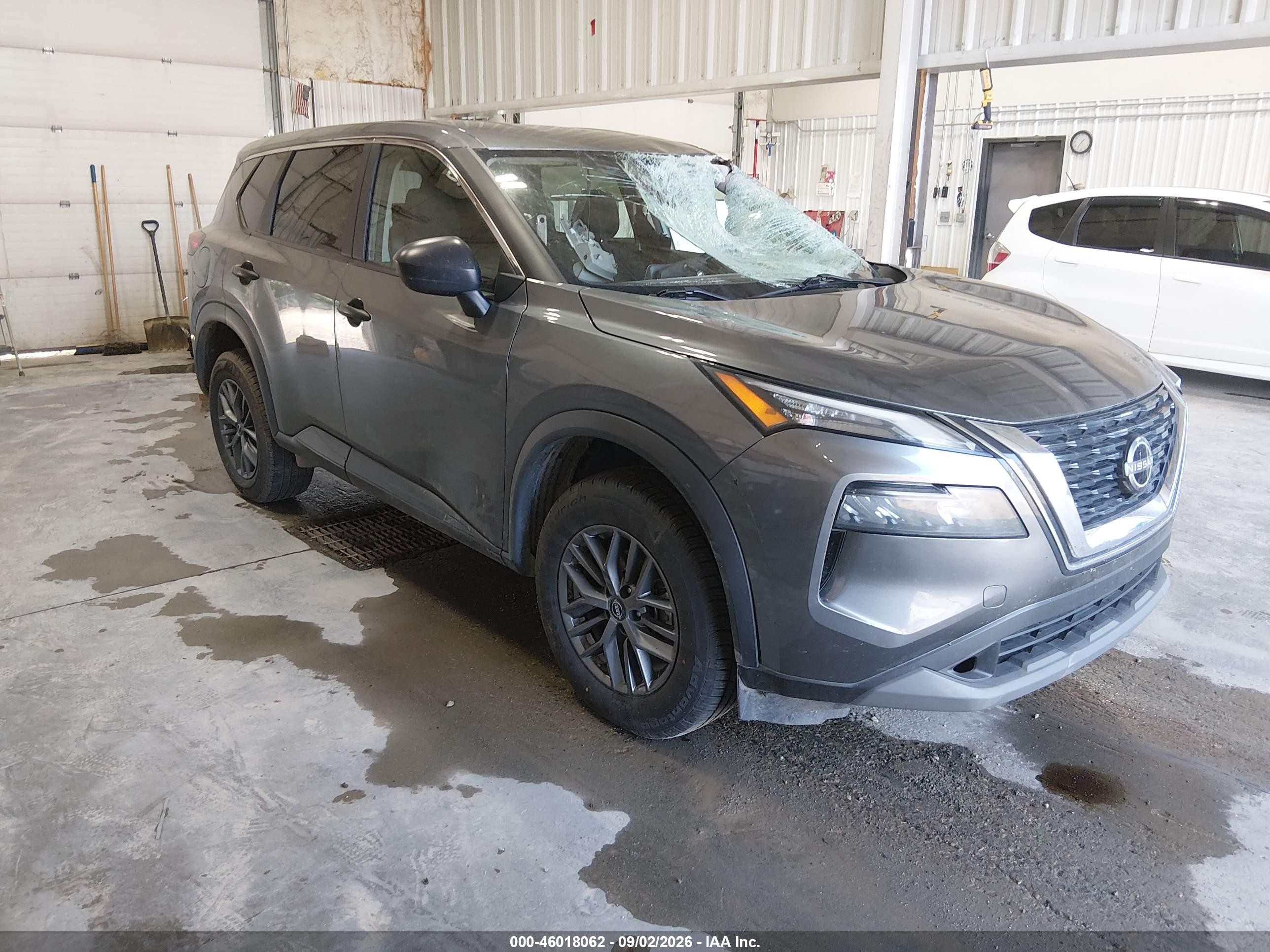 2023 Nissan Rogue S Intelligent Awd Gray vin: 5N1BT3AB1PC799244