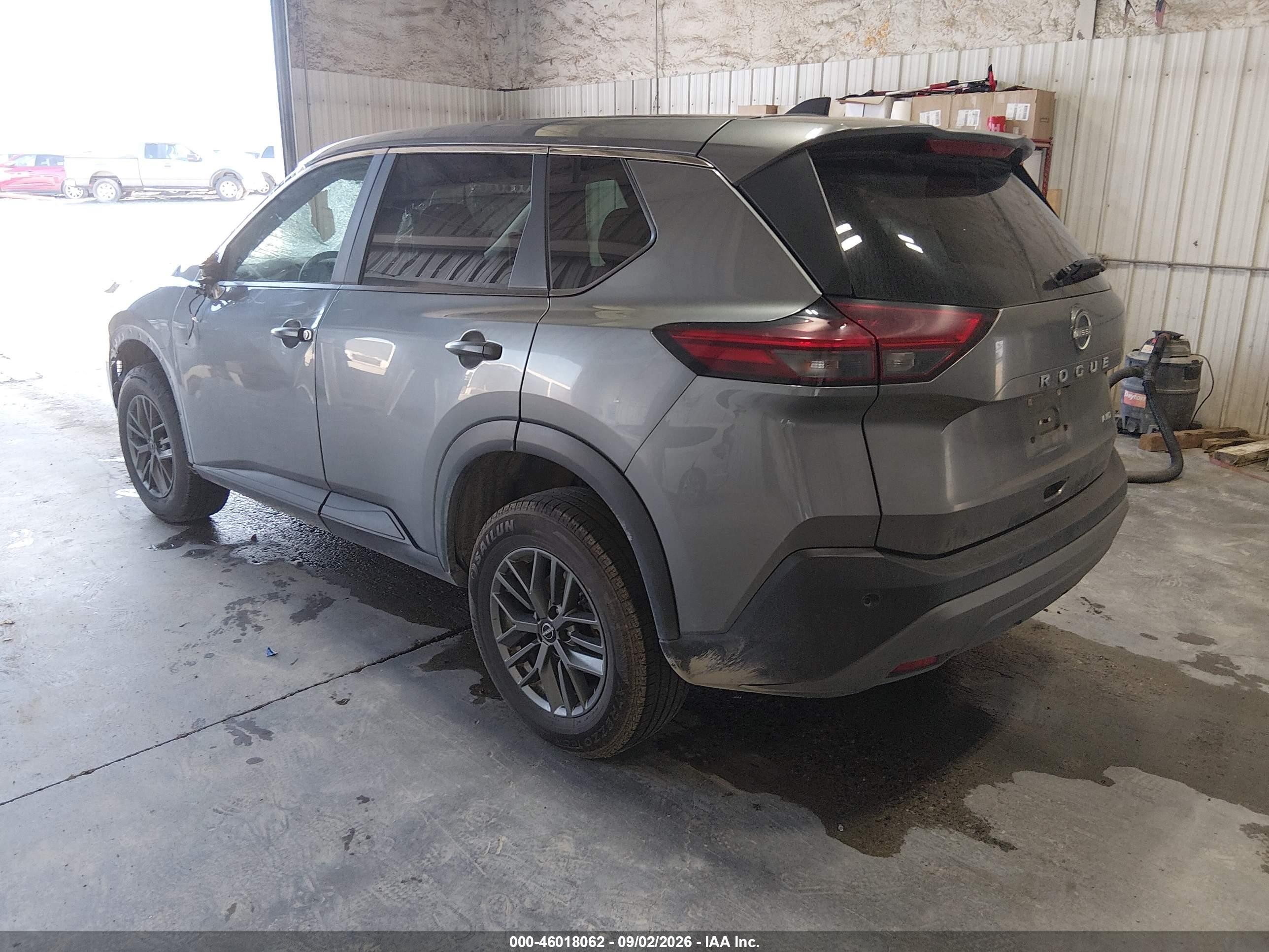 2023 Nissan Rogue S Intelligent Awd Gray vin: 5N1BT3AB1PC799244