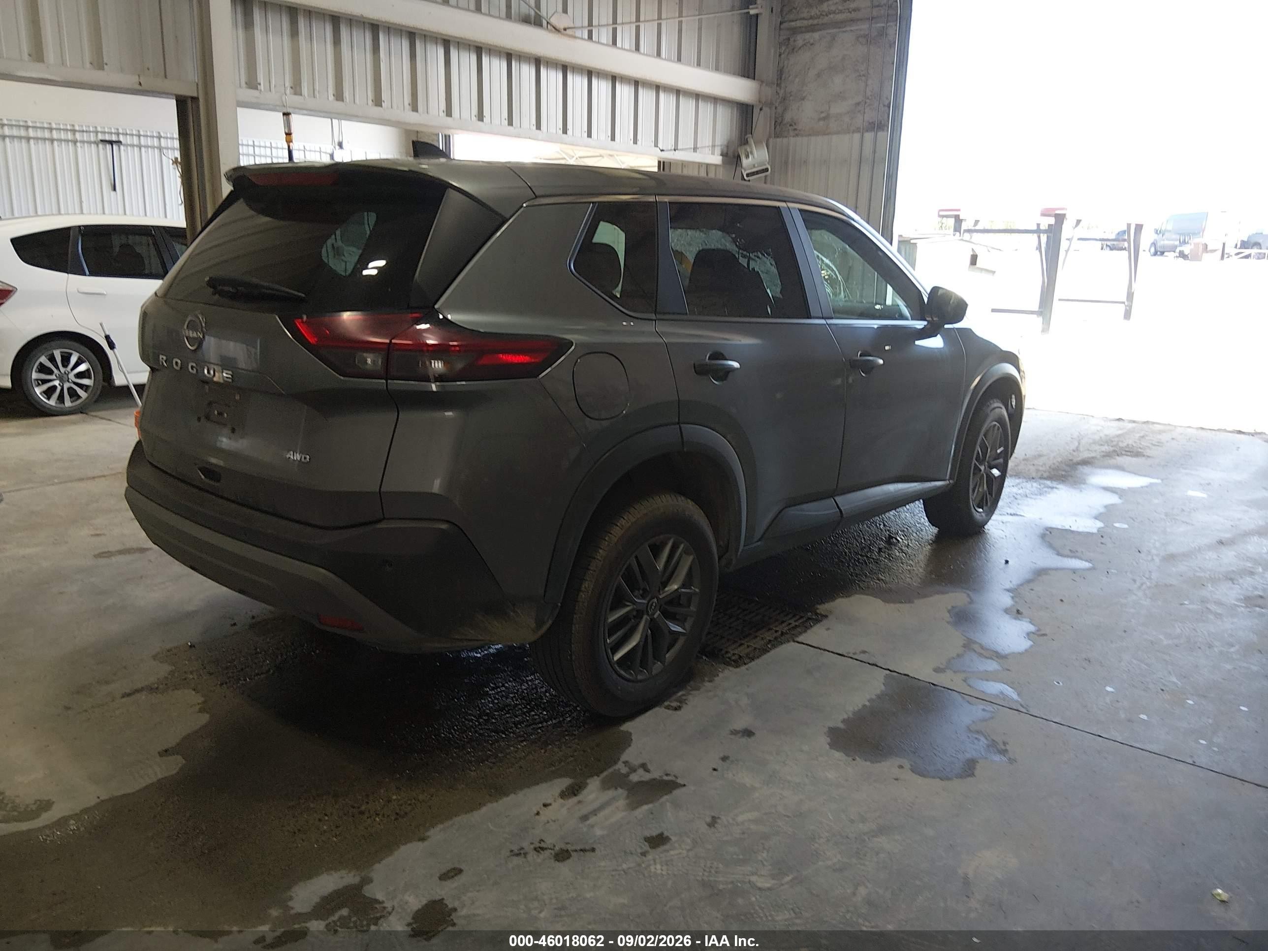 2023 Nissan Rogue S Intelligent Awd Gray vin: 5N1BT3AB1PC799244