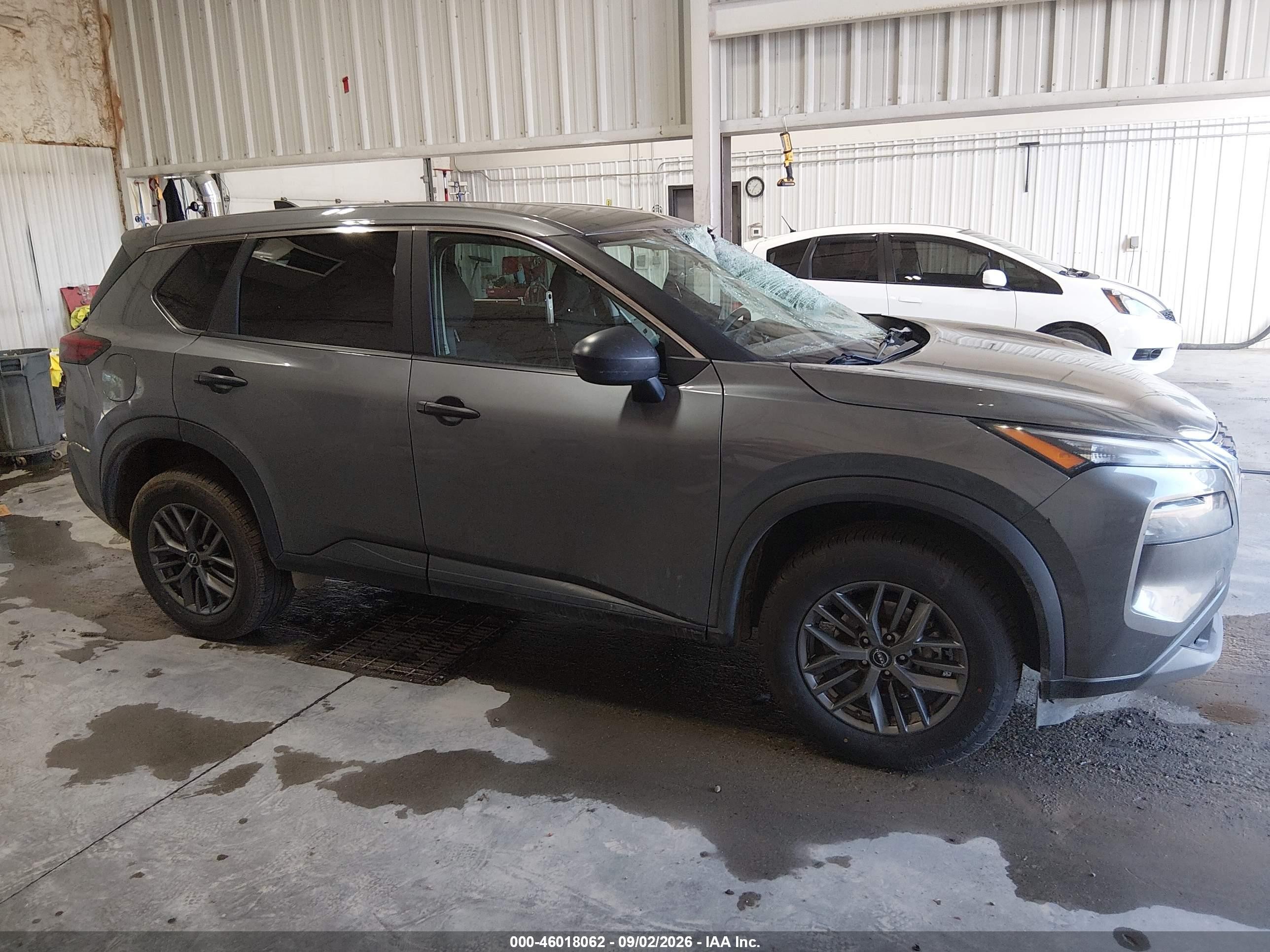 2023 Nissan Rogue S Intelligent Awd Gray vin: 5N1BT3AB1PC799244