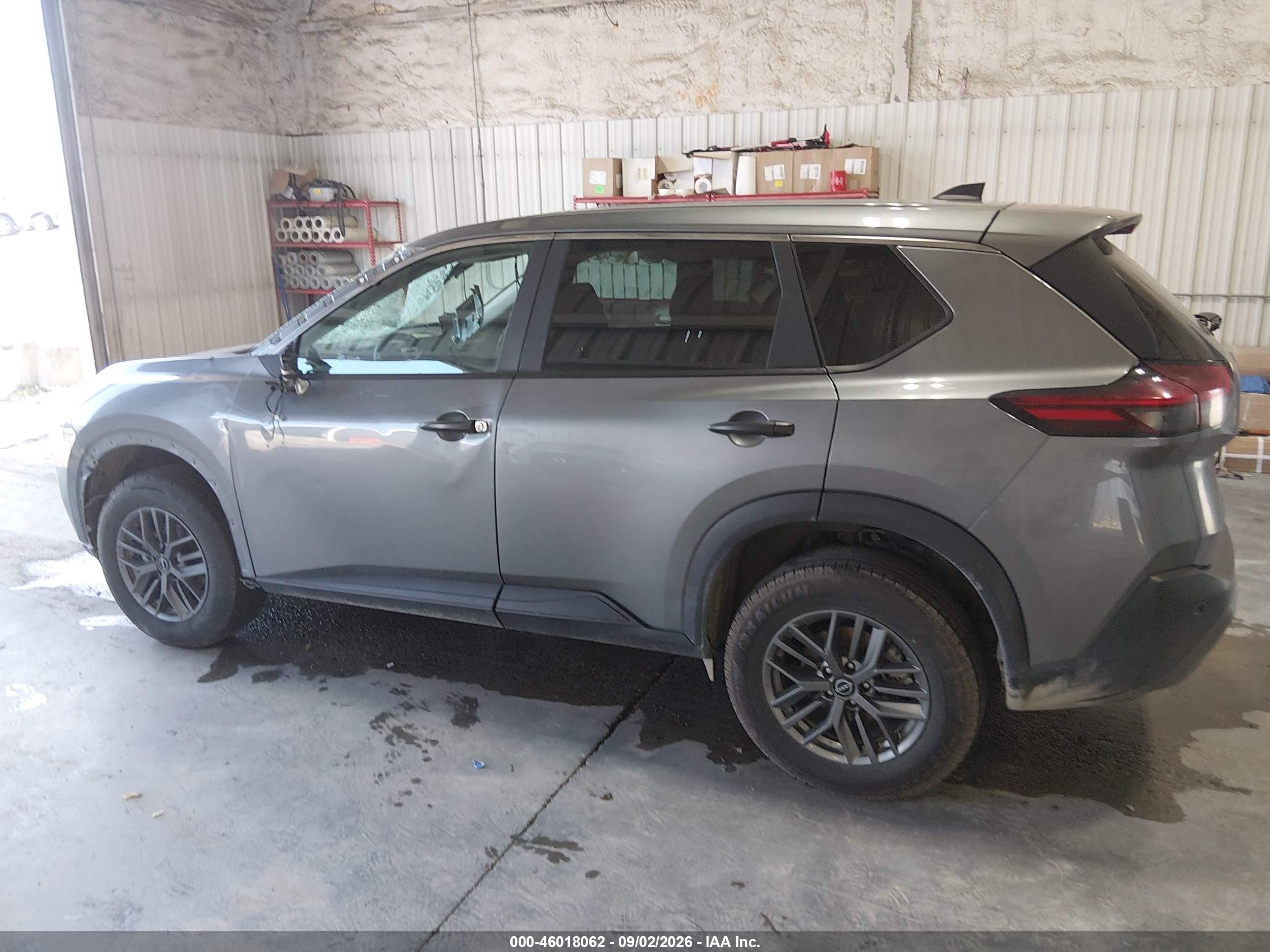 2023 Nissan Rogue S Intelligent Awd Gray vin: 5N1BT3AB1PC799244
