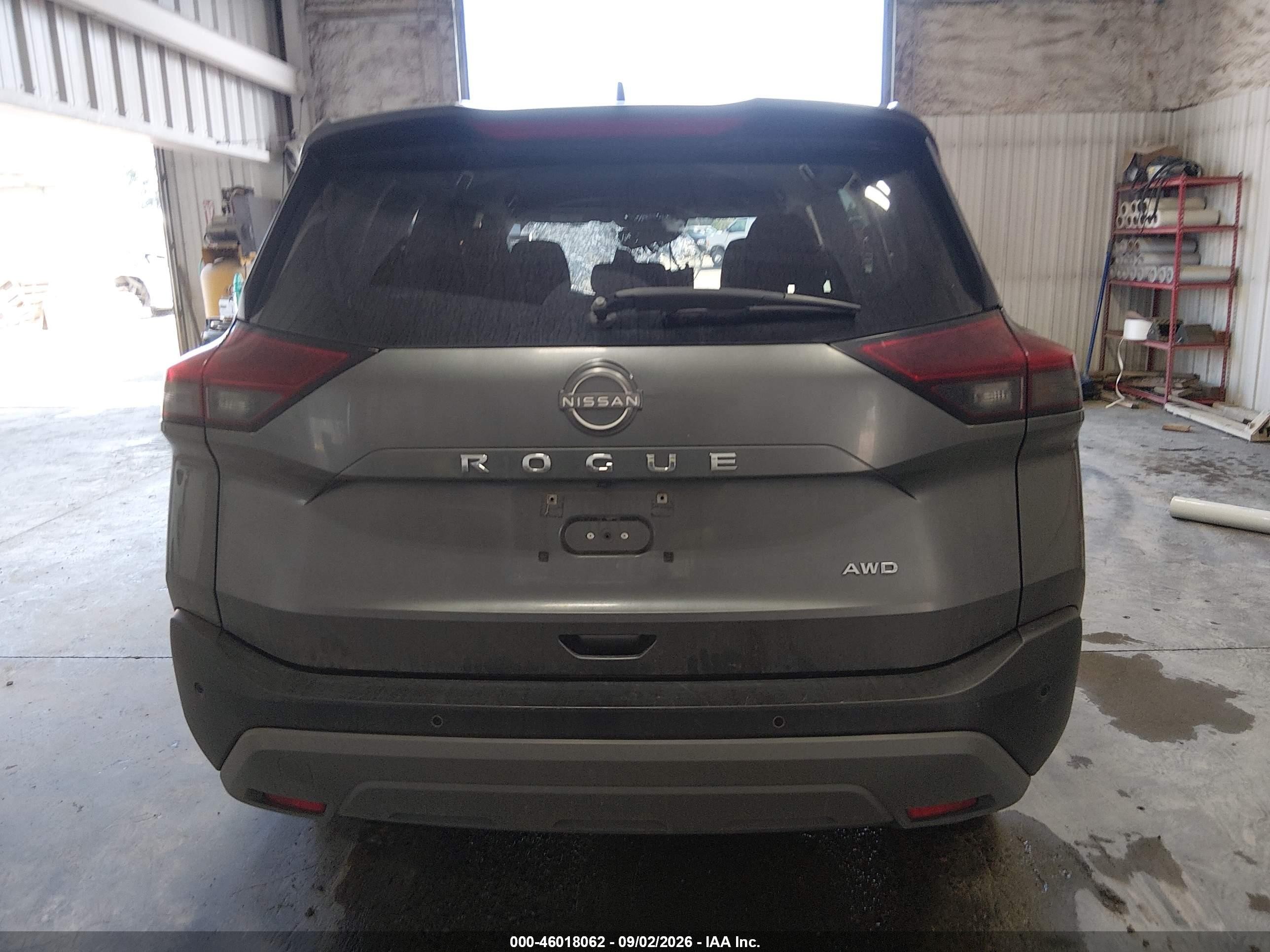 2023 Nissan Rogue S Intelligent Awd Gray vin: 5N1BT3AB1PC799244