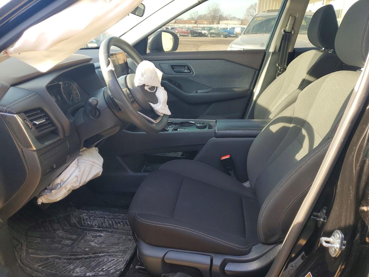 2023 Nissan Rogue S Черный vin: 5N1BT3AB1PC892734
