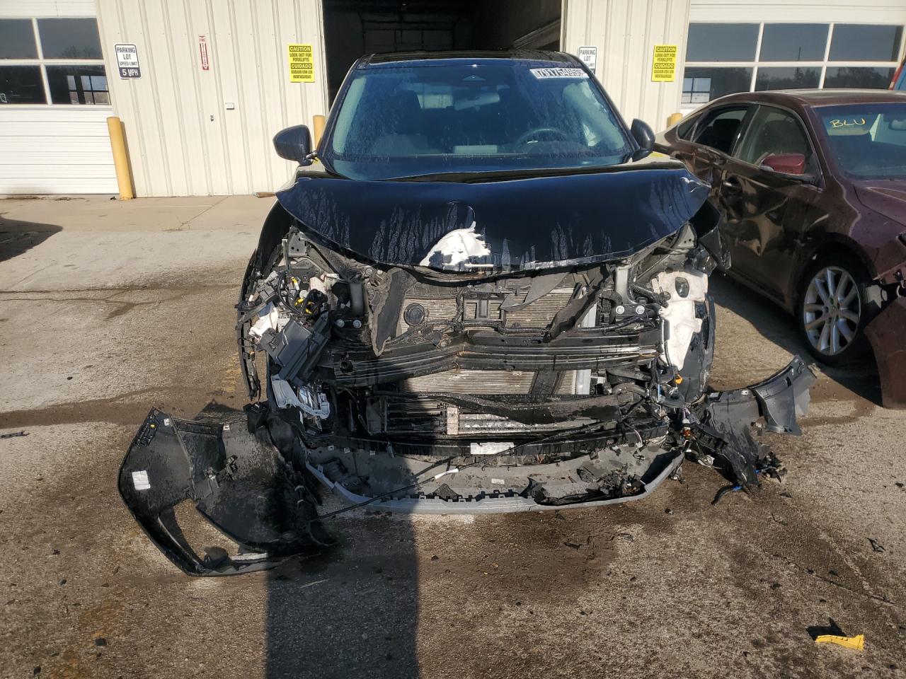 2023 Nissan Rogue S Черный vin: 5N1BT3AB1PC892734 Damage: Grille, Missing, Replacement Required