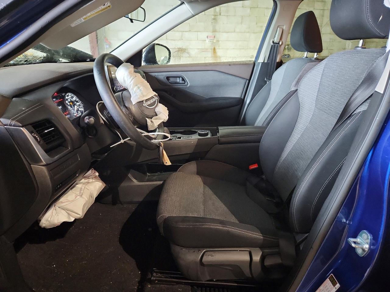 2022 Nissan Rogue S Синий vin: 5N1BT3AB2NC715767