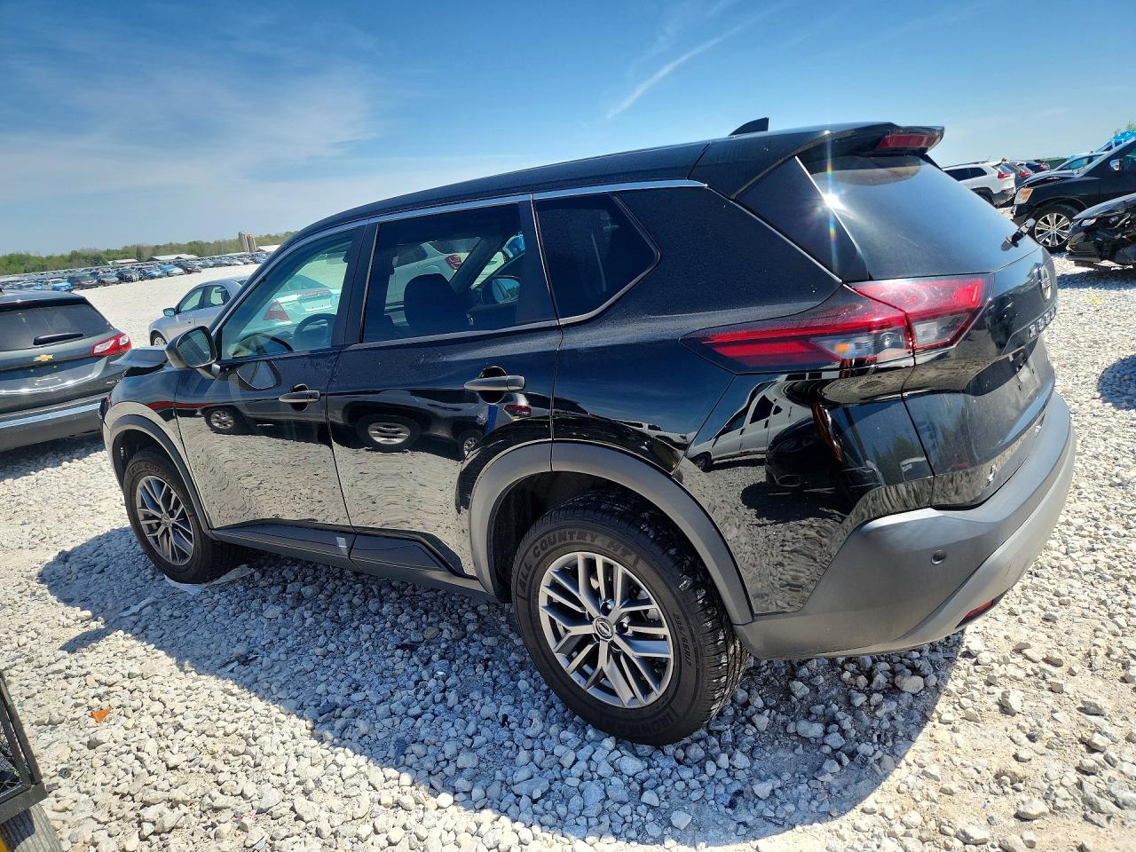 2023 Nissan Rogue S Black vin: 5N1BT3AB2PC816987