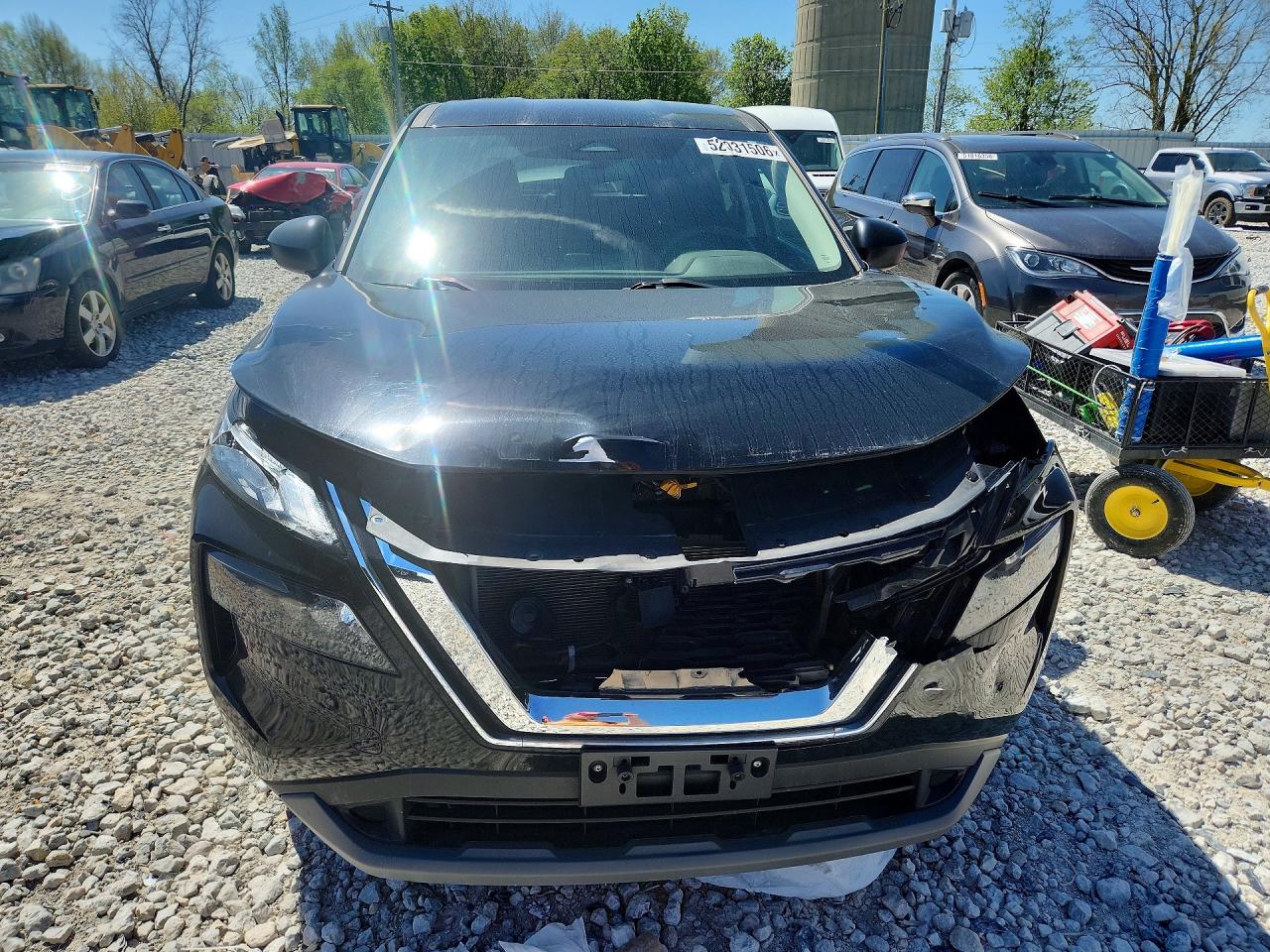 2023 Nissan Rogue S Black vin: 5N1BT3AB2PC816987