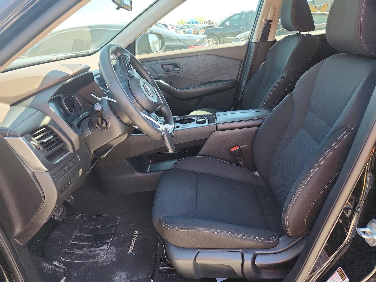 2023 Nissan Rogue S Black vin: 5N1BT3AB2PC816987