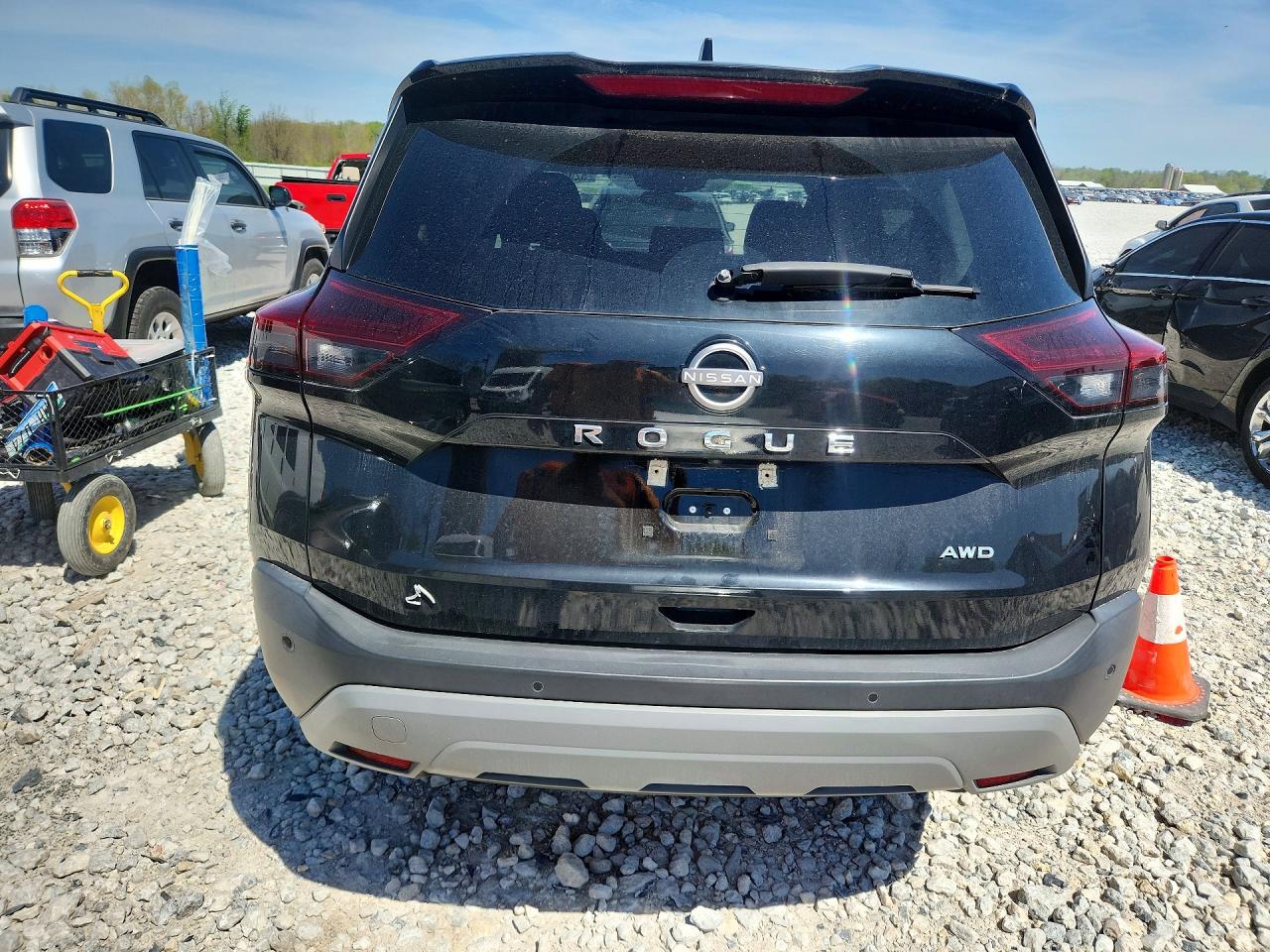 2023 Nissan Rogue S Black vin: 5N1BT3AB2PC816987