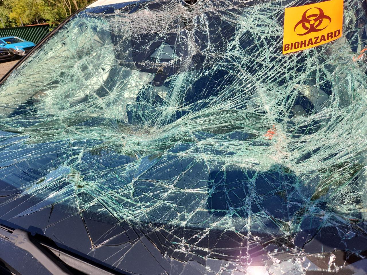 2024 Nissan Rogue S White vin: 5N1BT3AB2RC689905 Damage: Windshield, Broken, Replacement Required