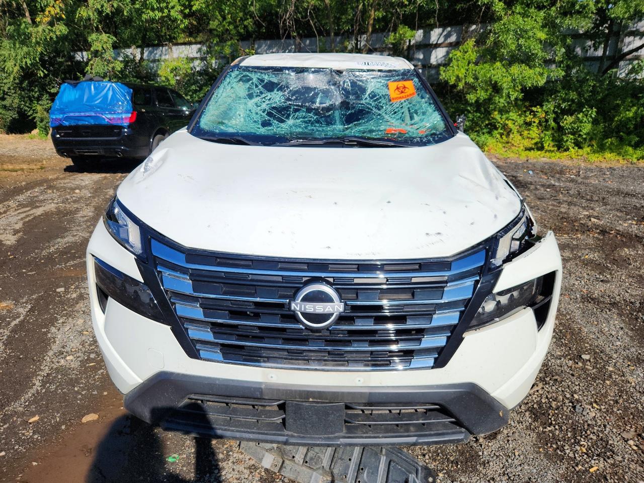 2024 Nissan Rogue S White vin: 5N1BT3AB2RC689905
