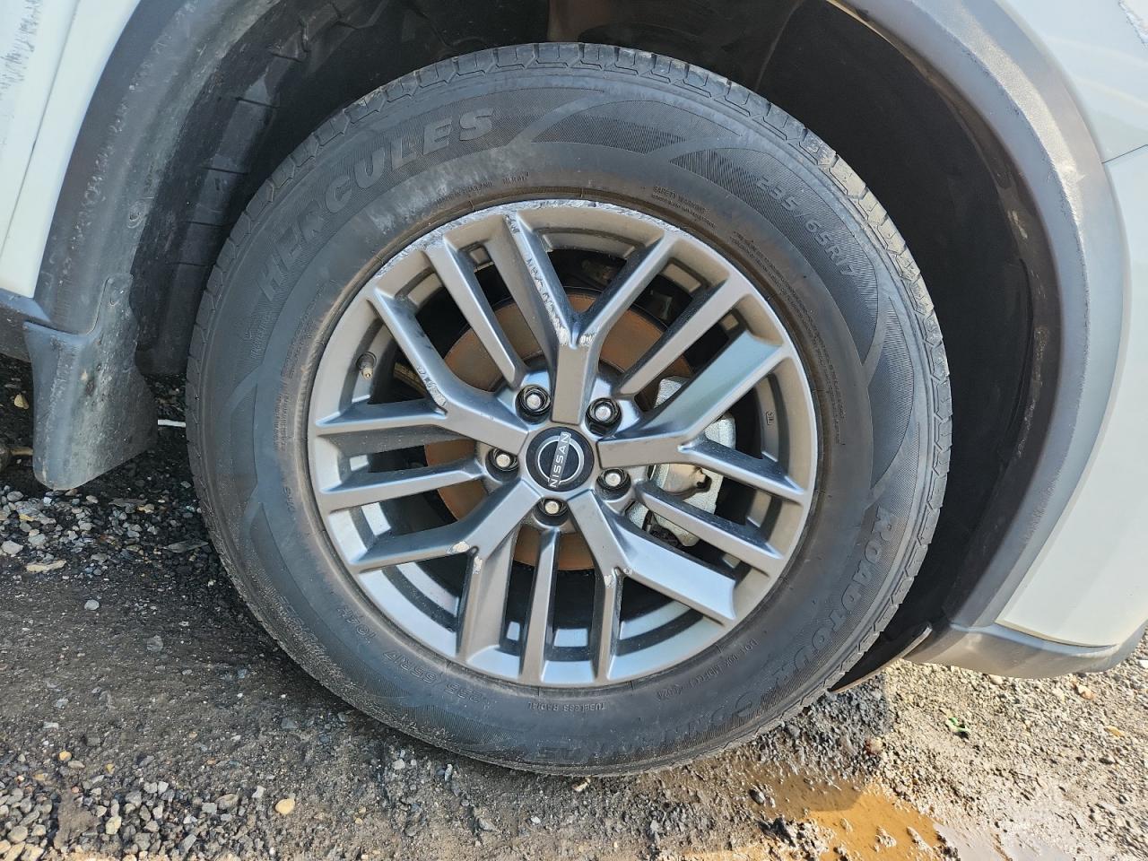 2024 Nissan Rogue S White vin: 5N1BT3AB2RC689905 Damage: Right Front Wheel, Curb Rash, > 12 Inches