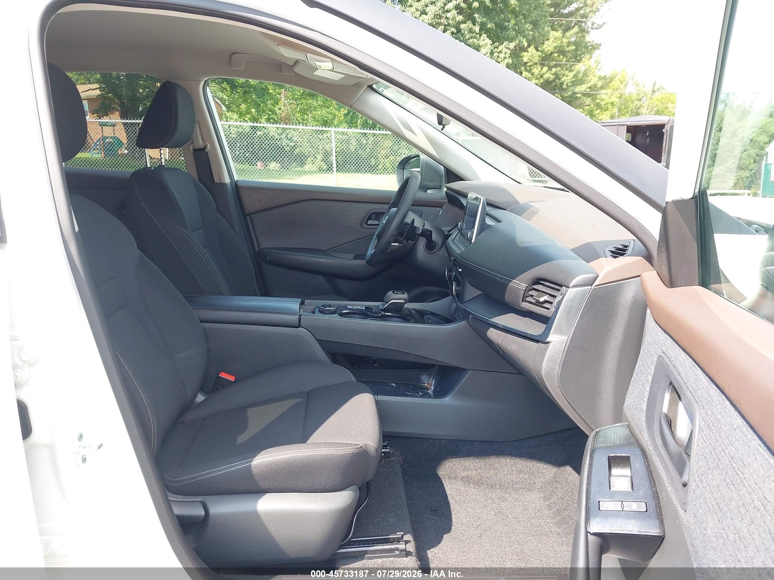 2023 Nissan Rogue S Intelligent Awd White vin: 5N1BT3AB3PC823026