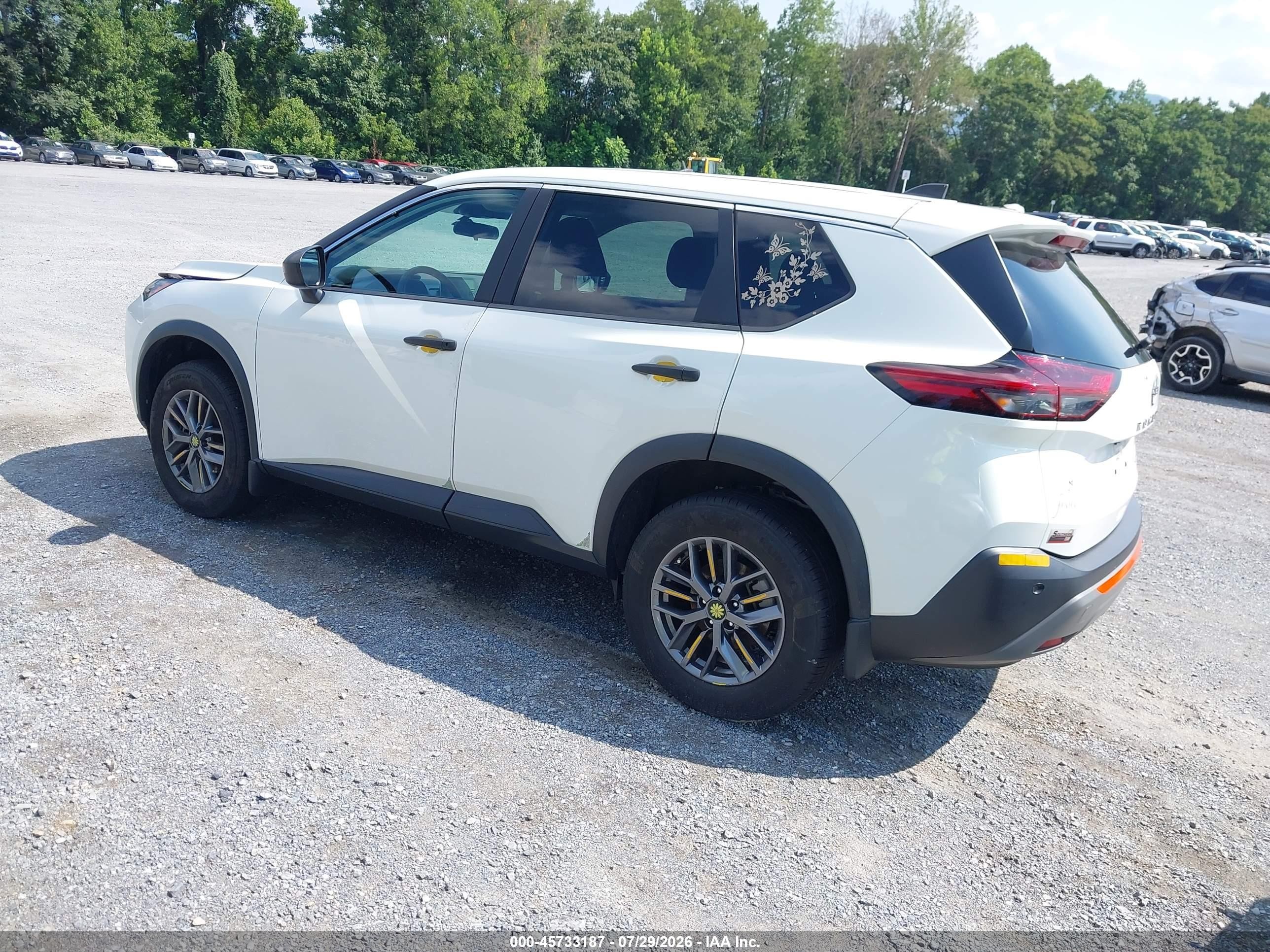 2023 Nissan Rogue S Intelligent Awd White vin: 5N1BT3AB3PC823026