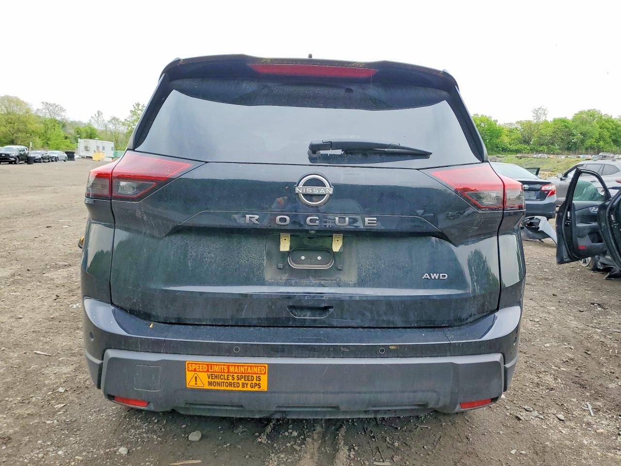 2025 Nissan Rogue S Black vin: 5N1BT3AB3SC801522