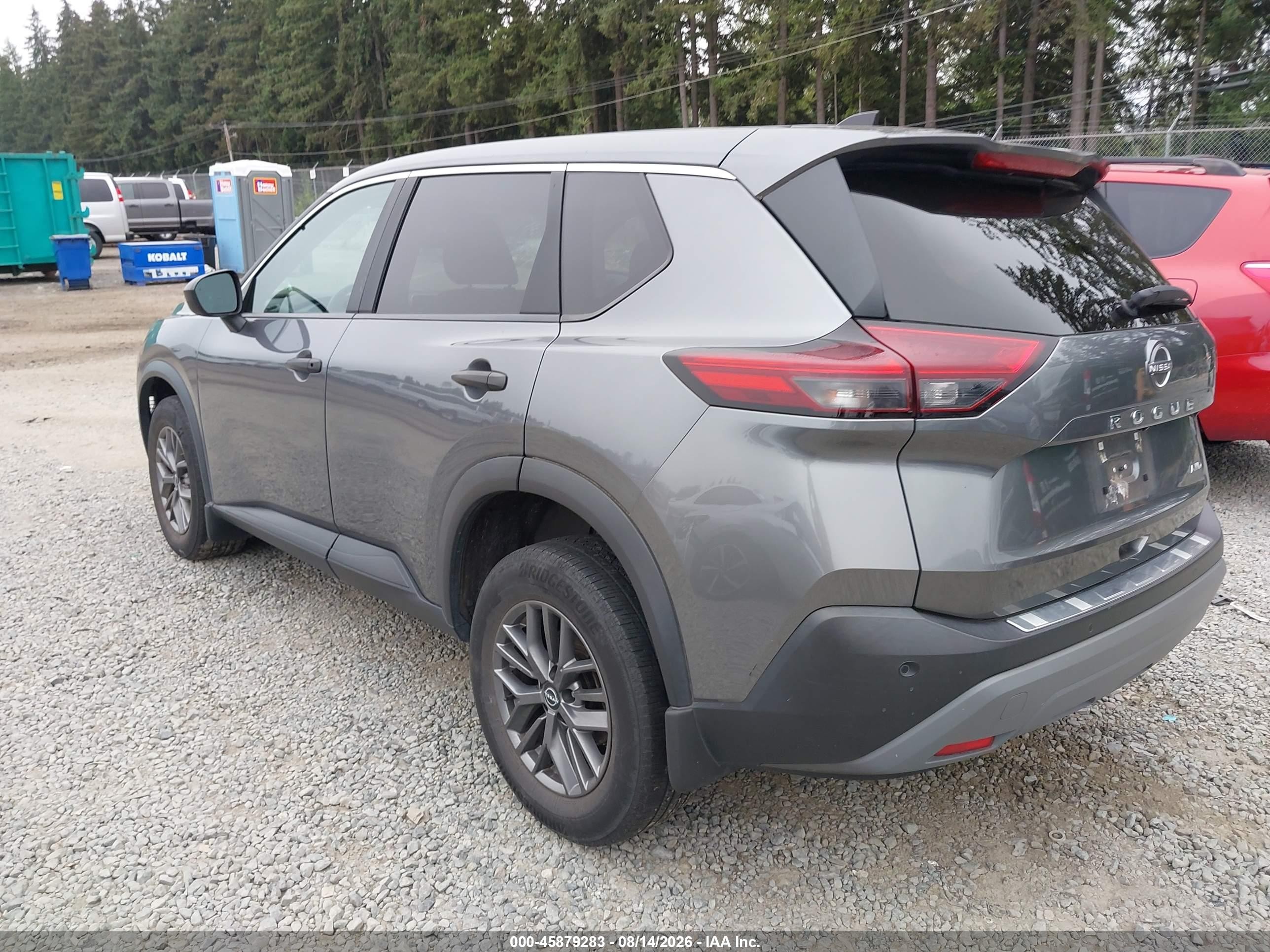2023 Nissan Rogue S Intelligent Awd Gray vin: 5N1BT3AB5PC761015