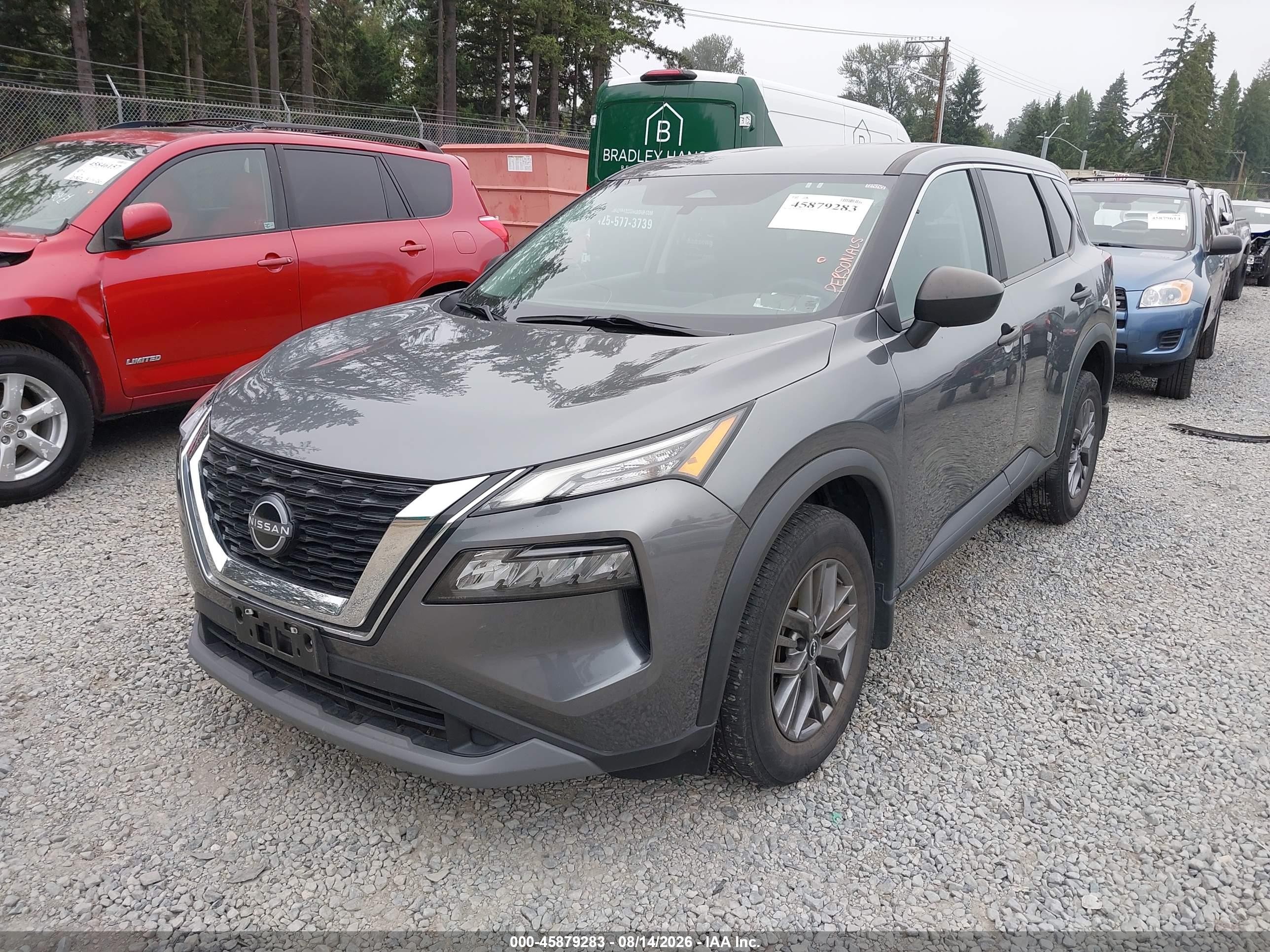 2023 Nissan Rogue S Intelligent Awd Gray vin: 5N1BT3AB5PC761015