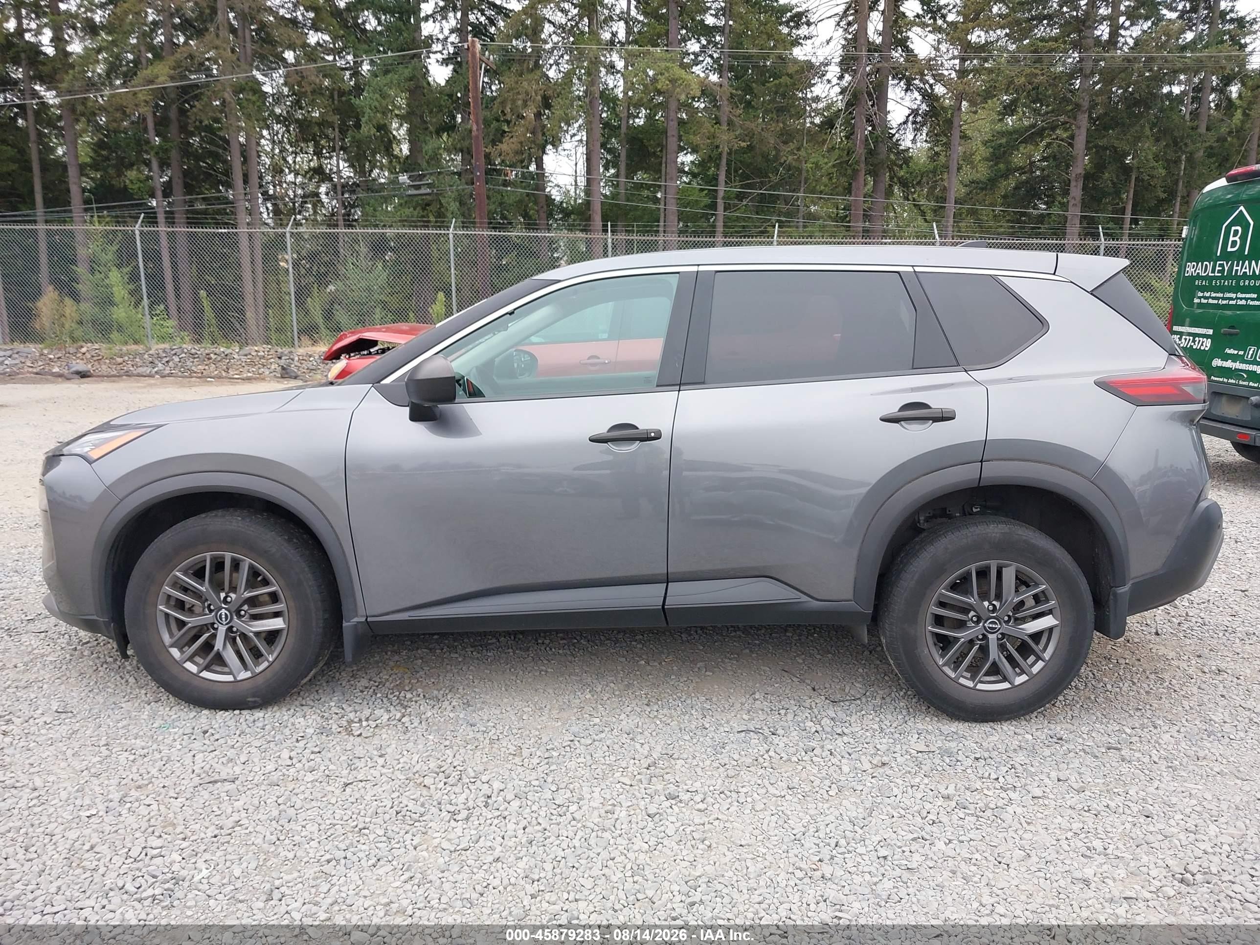2023 Nissan Rogue S Intelligent Awd Gray vin: 5N1BT3AB5PC761015