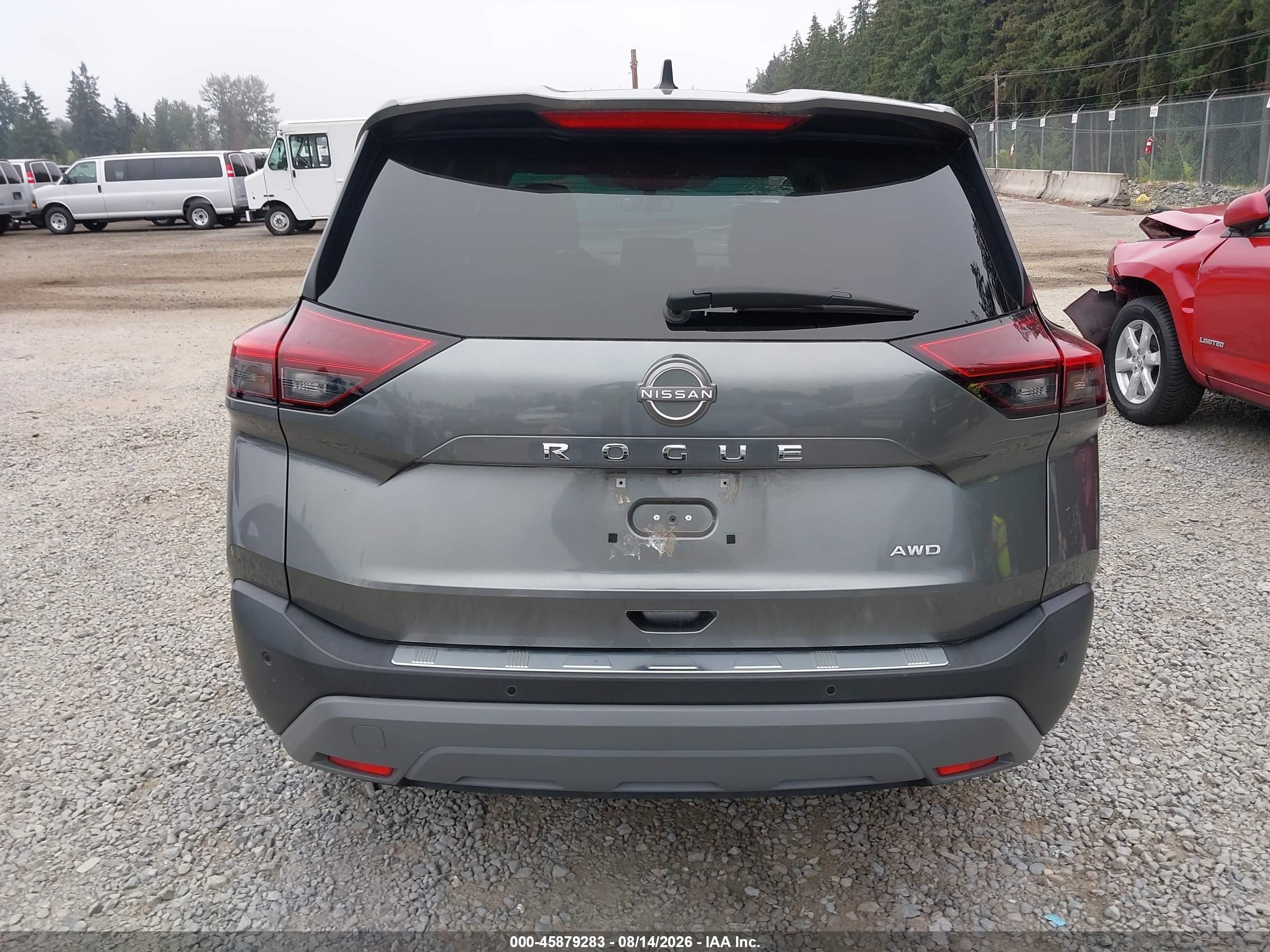 2023 Nissan Rogue S Intelligent Awd Gray vin: 5N1BT3AB5PC761015