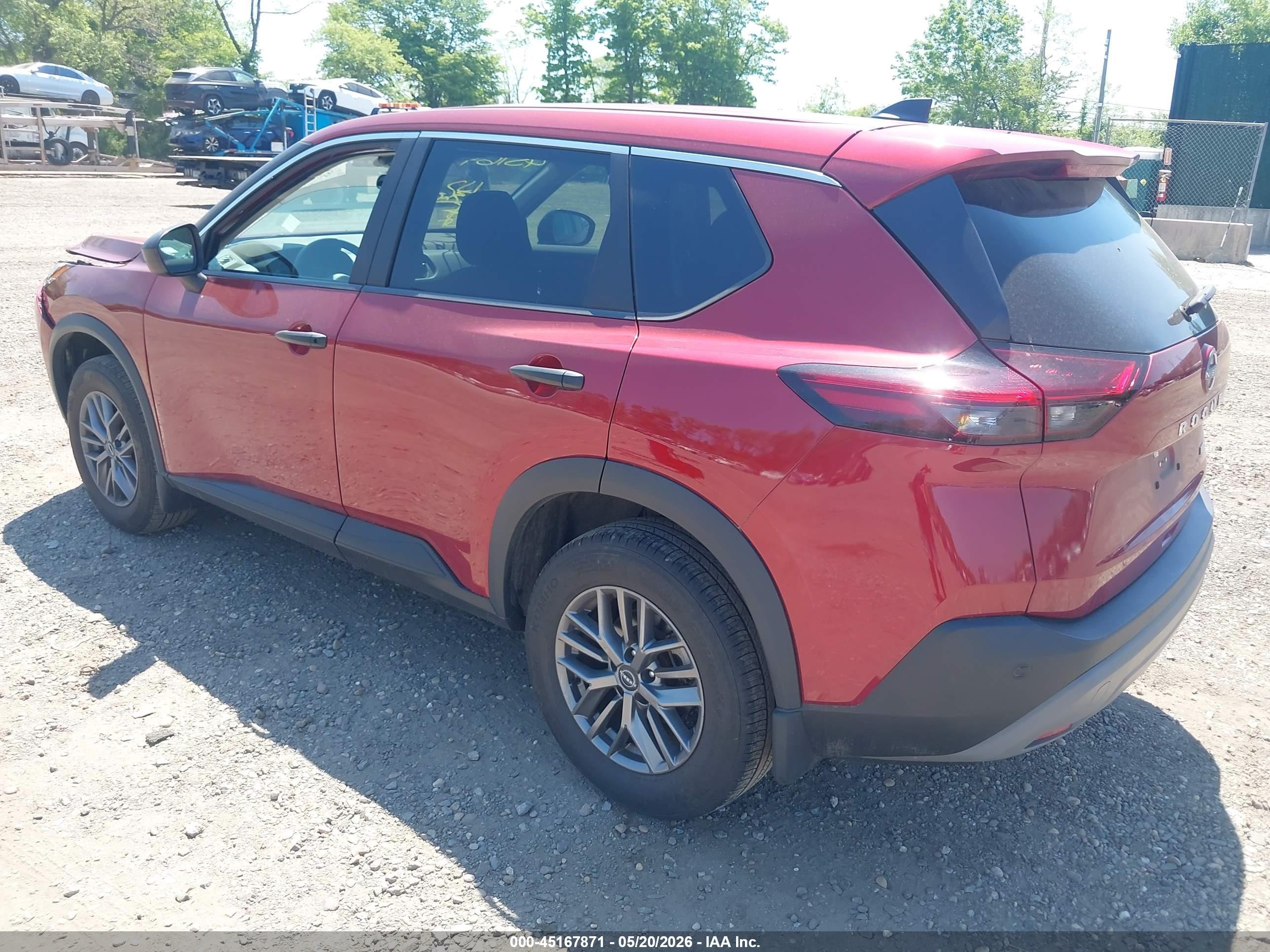 2023 Nissan Rogue S Intelligent Awd Красный vin: 5N1BT3AB5PC945211