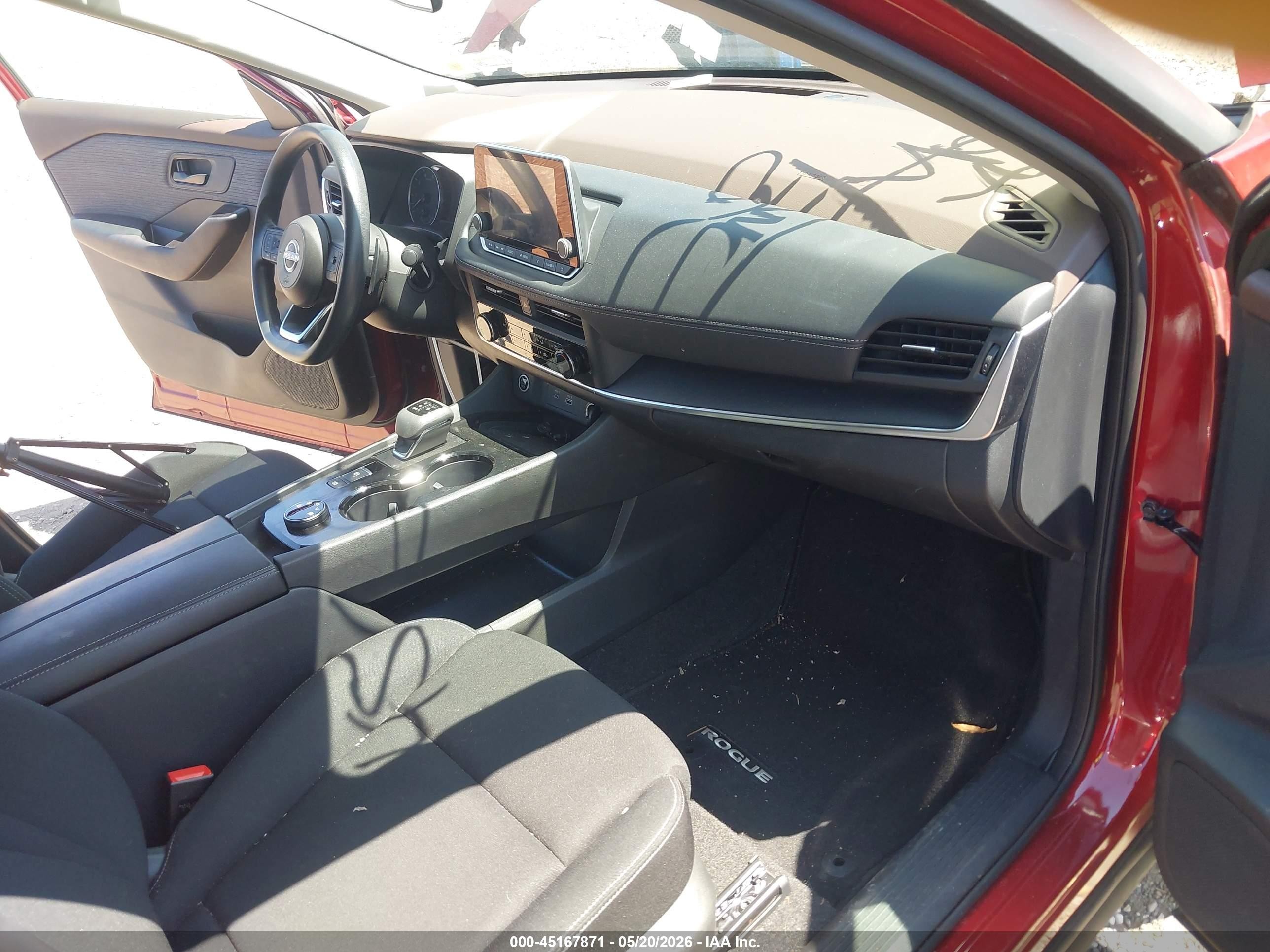 2023 Nissan Rogue S Intelligent Awd Красный vin: 5N1BT3AB5PC945211