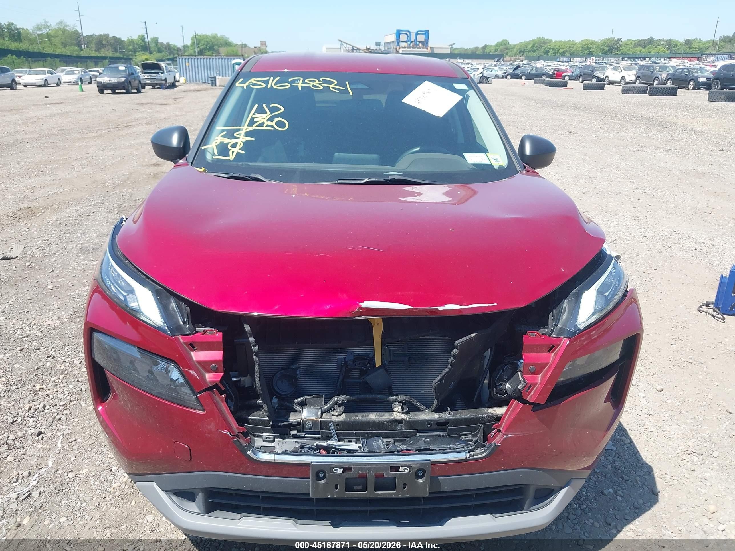 2023 Nissan Rogue S Intelligent Awd Красный vin: 5N1BT3AB5PC945211
