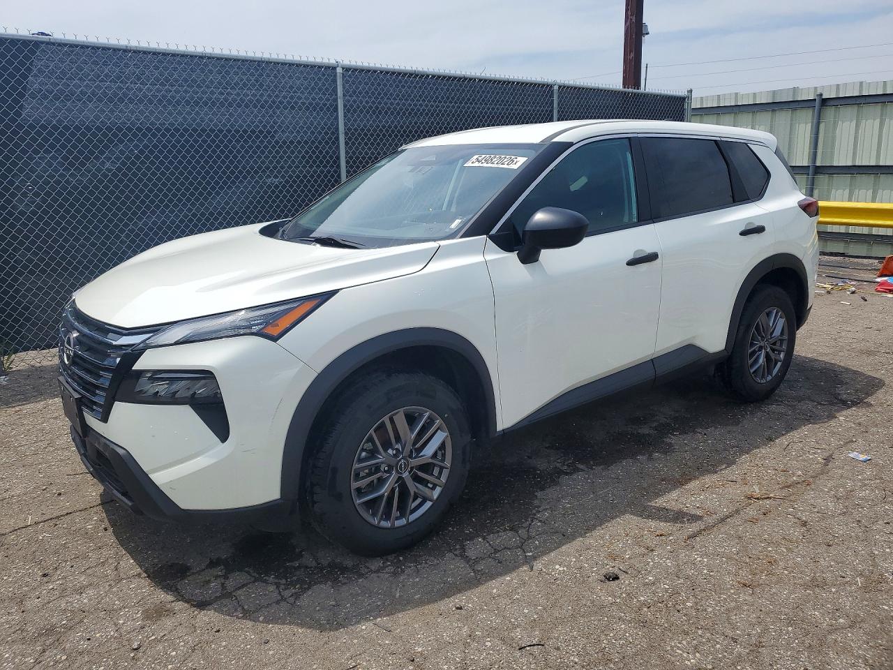 2024 Nissan Rogue S White vin: 5N1BT3AB5RC695732