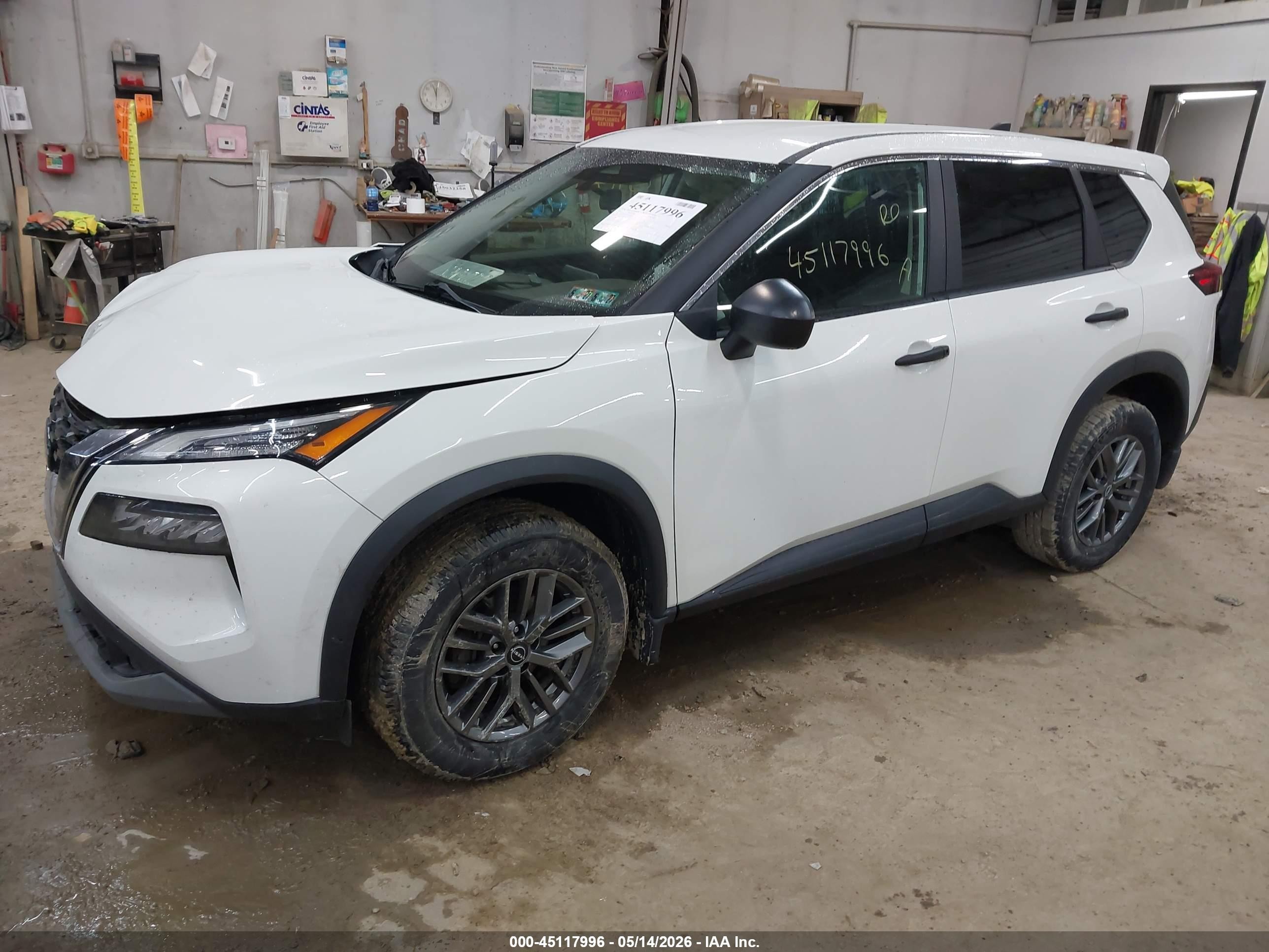 2023 Nissan Rogue S Intelligent Awd Белый vin: 5N1BT3AB6PC808472