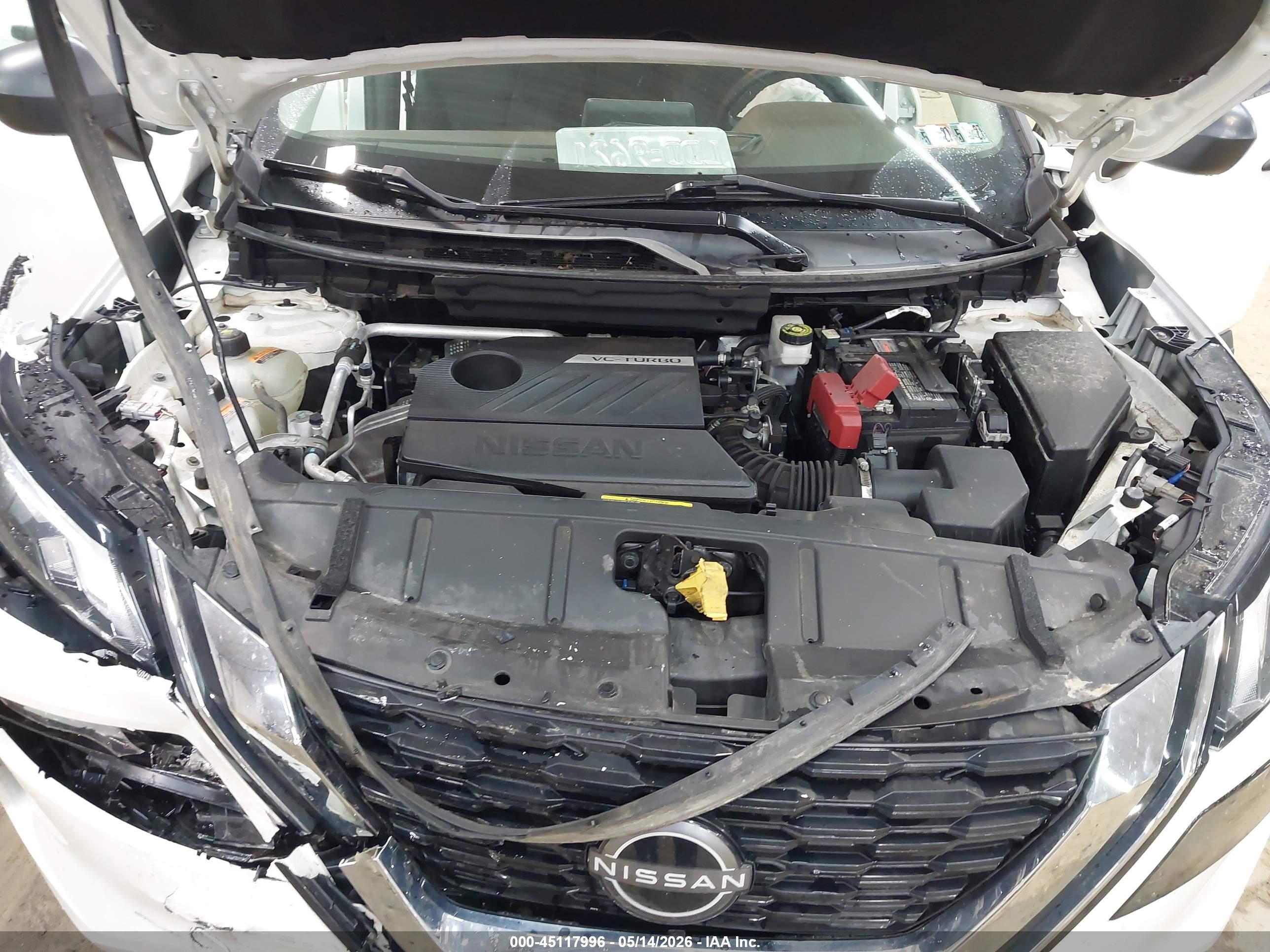 2023 Nissan Rogue S Intelligent Awd Белый vin: 5N1BT3AB6PC808472