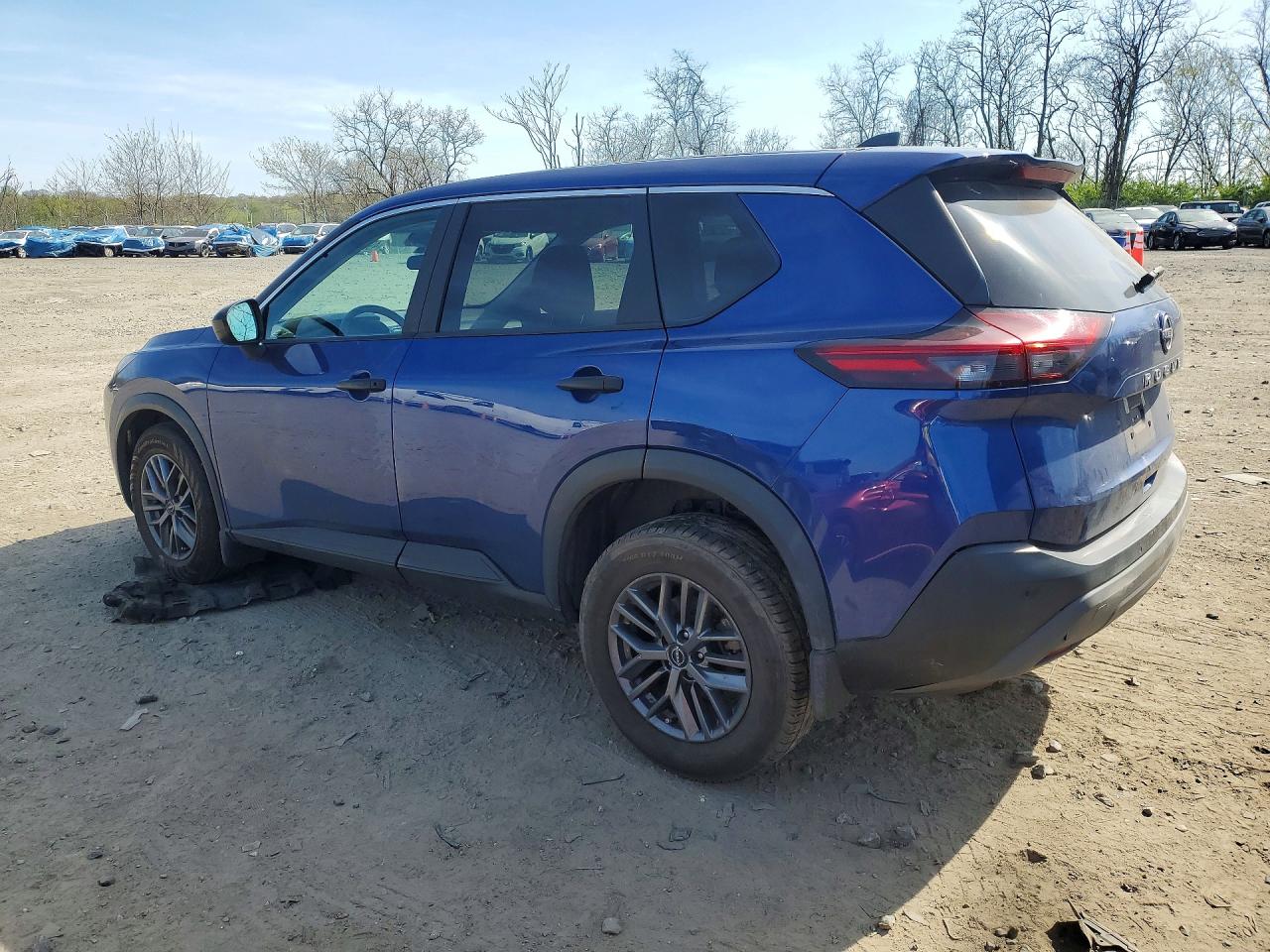 2023 Nissan Rogue S Синий vin: 5N1BT3AB6PC943273