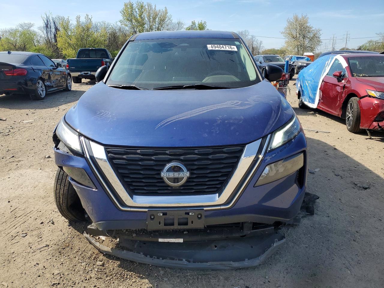 2023 Nissan Rogue S Синий vin: 5N1BT3AB6PC943273