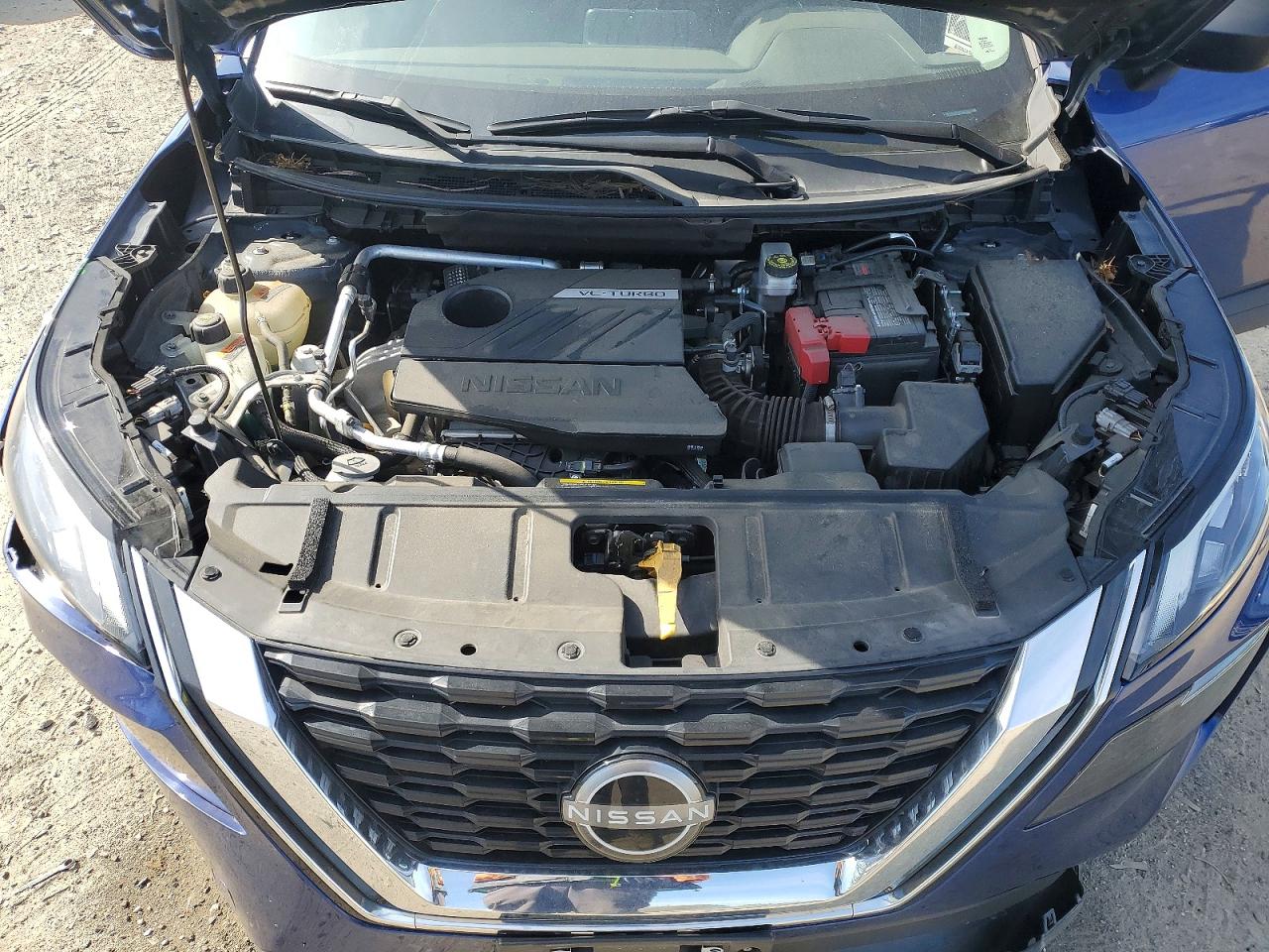 2023 Nissan Rogue S Синий vin: 5N1BT3AB6PC943273